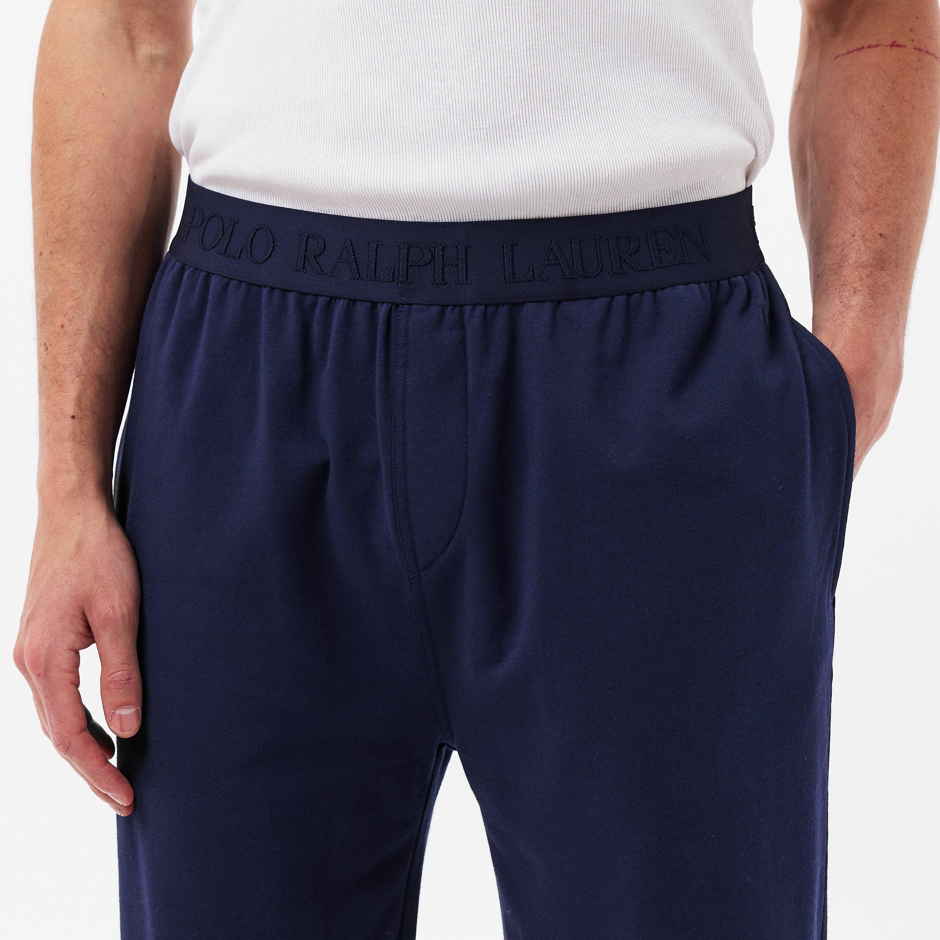 Cruise Navy - Polo Ralph Lauren - Men's Tonal Taped Closed Hem Jersey Joggers - 5