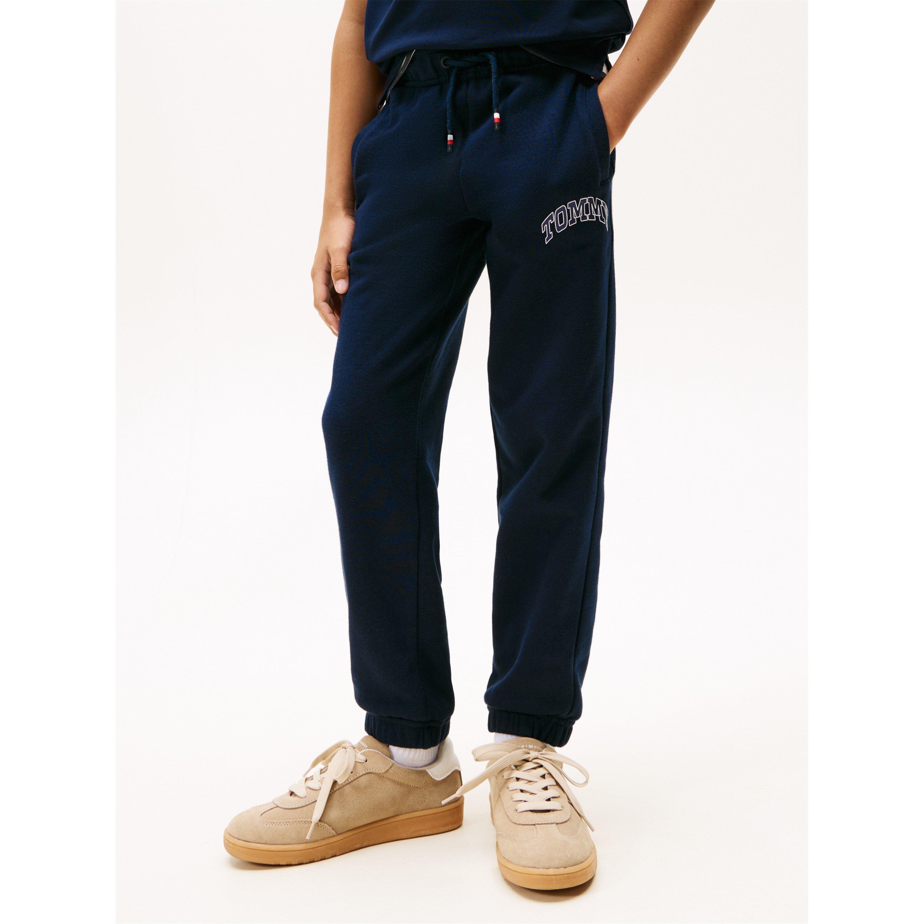 Night Navy C1G - Tommy Hilfiger - Kids' Varsity Closed Hem Fleece Joggers - 2