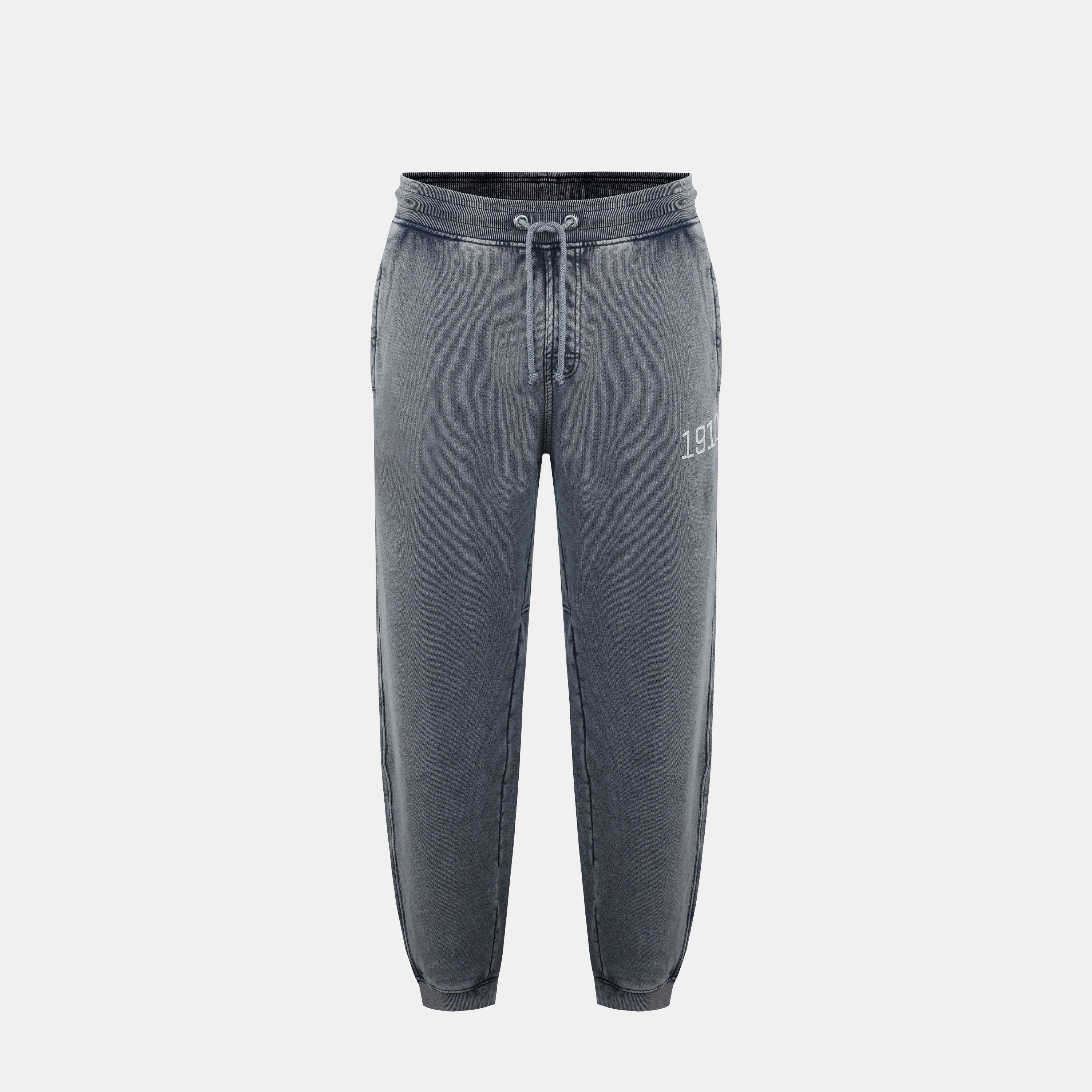 Washed Grey - Everlast - Men's NYC Jog Closed Hem Fleece Joggers - 1