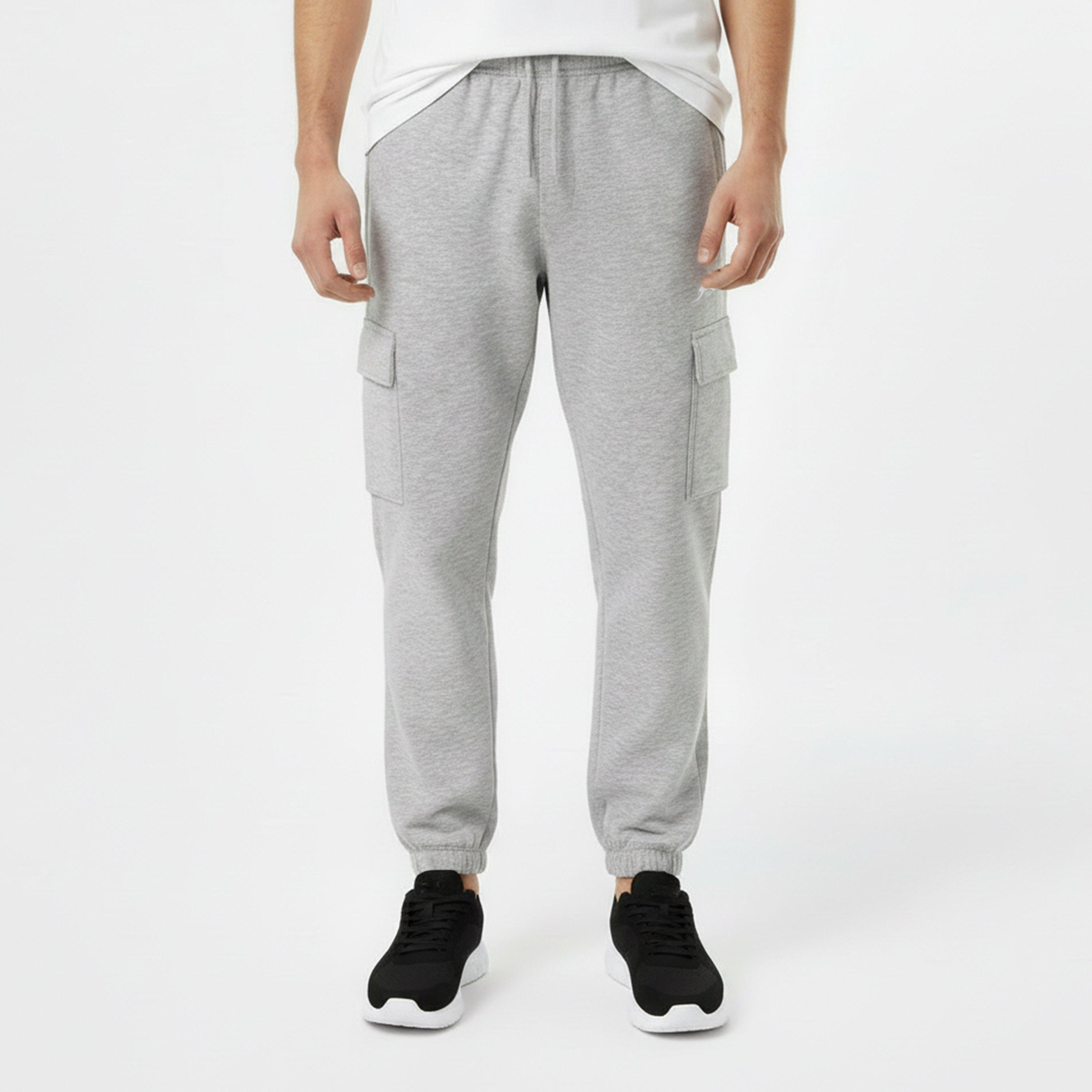 Grey - Slazenger - Fleece Cargo Pant Mens - 3
