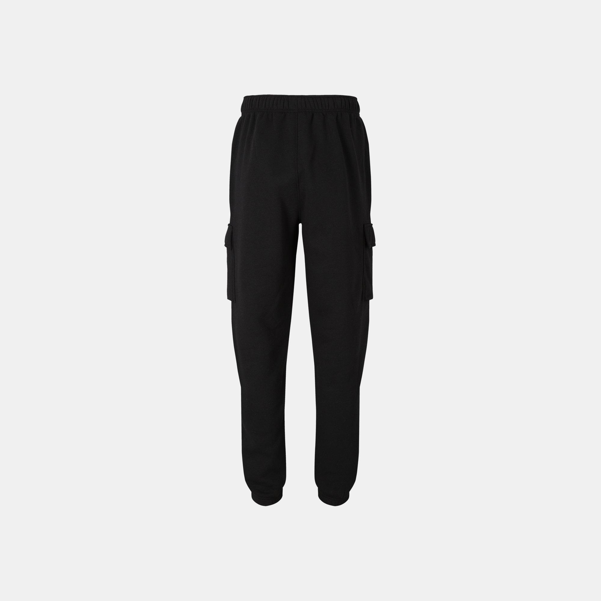 Black - Slazenger - Fleece Cargo Pant Mens - 2