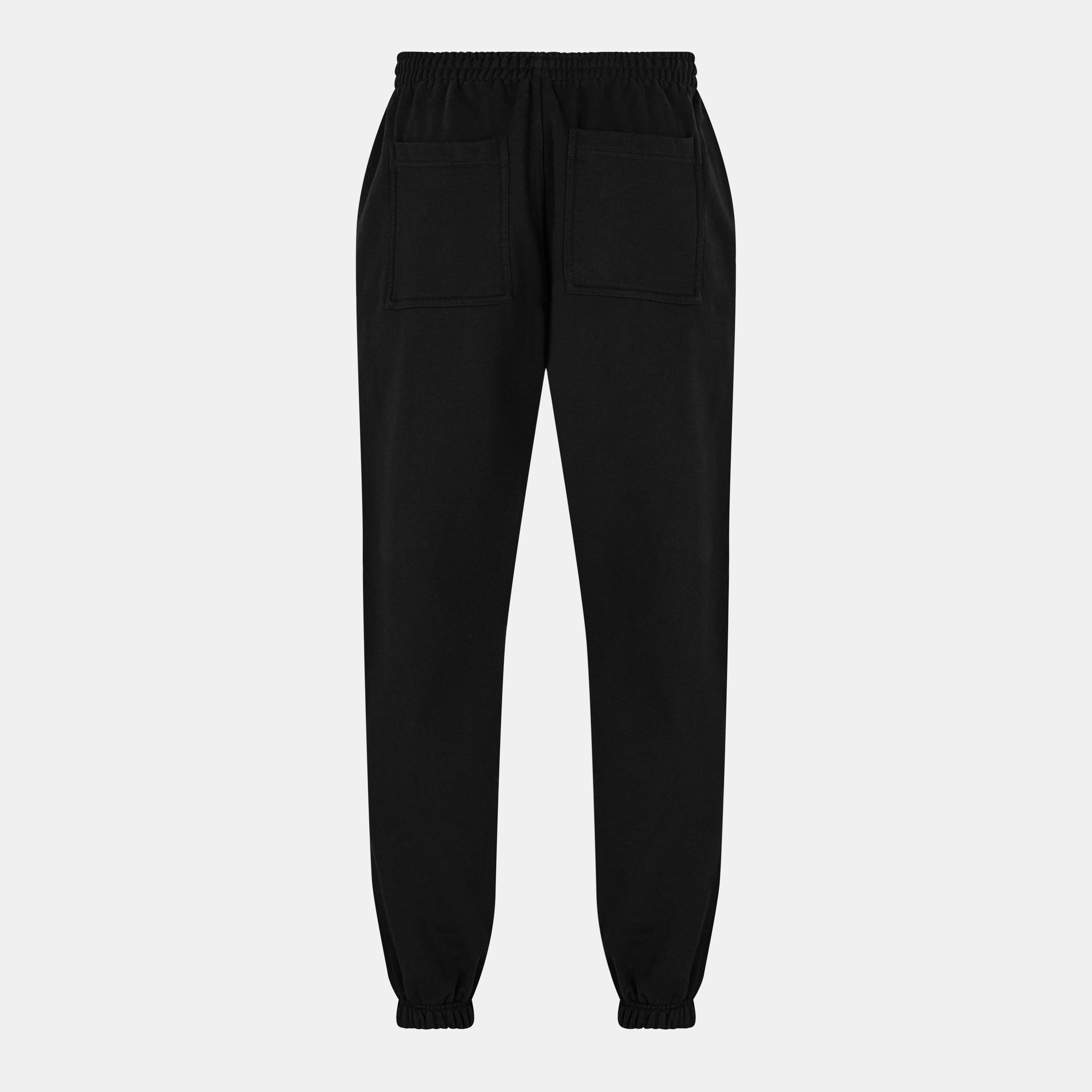 Black - Represent - Men's Closed Hem Fleece Jogging Bottoms - 2