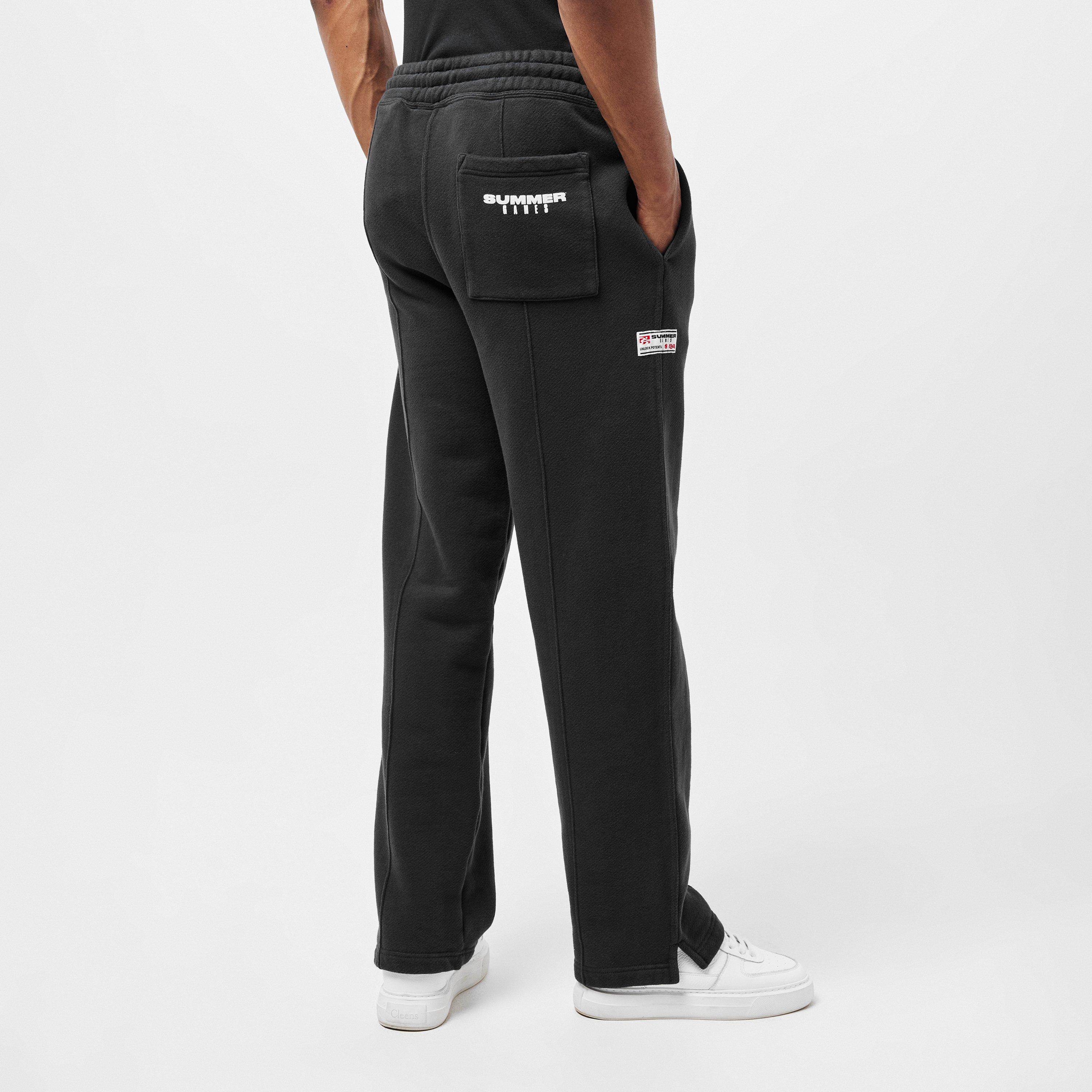 Jet Black - Summer Games - Men's Closed Hem Fleece Joggers - 4