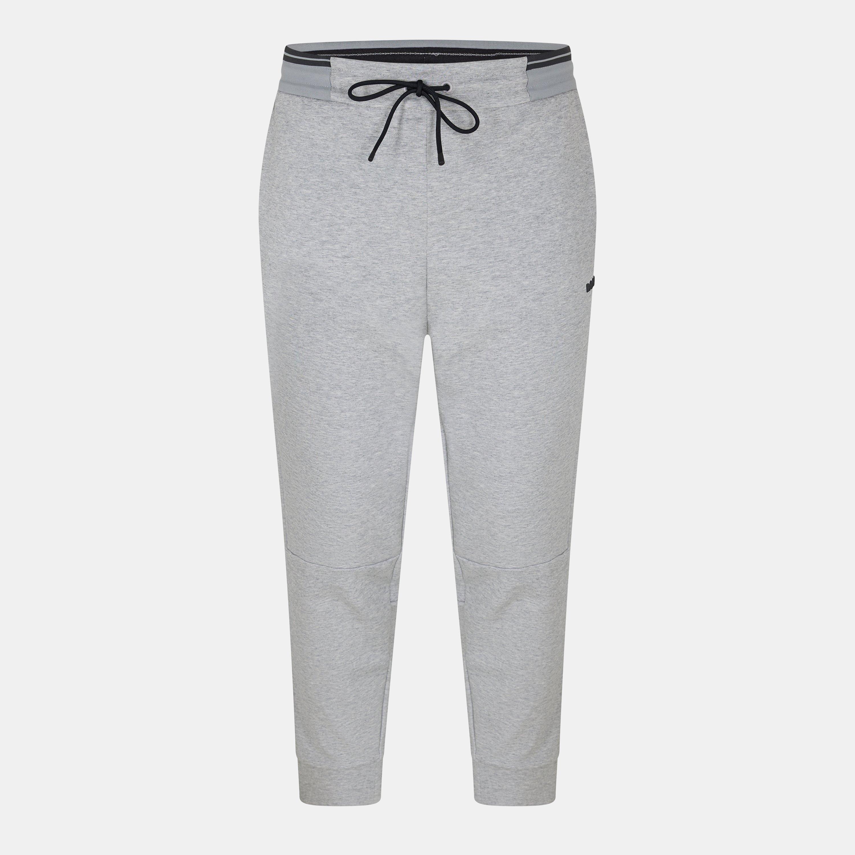 Boss Men's Green Soft Cotton-Blend Jogging Bottoms - Silver - 3XL