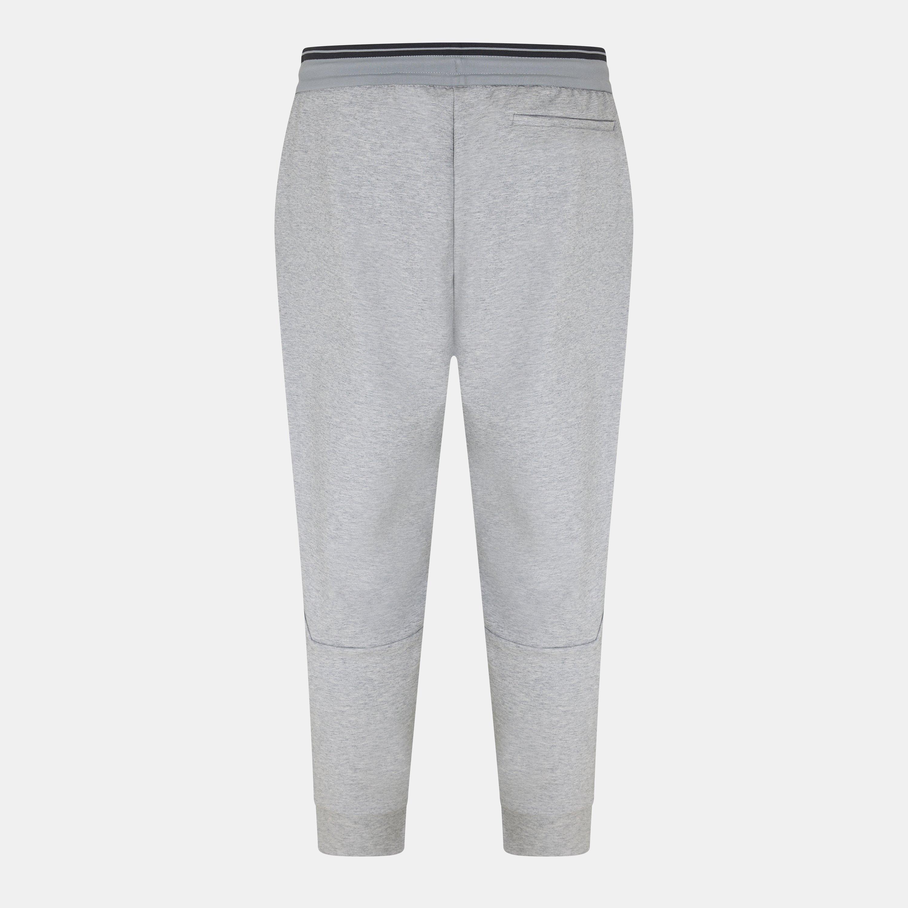 Prata - Boss - Mens BOSS GREEN Soft Cotton-Blend Jogging Bottoms - 2