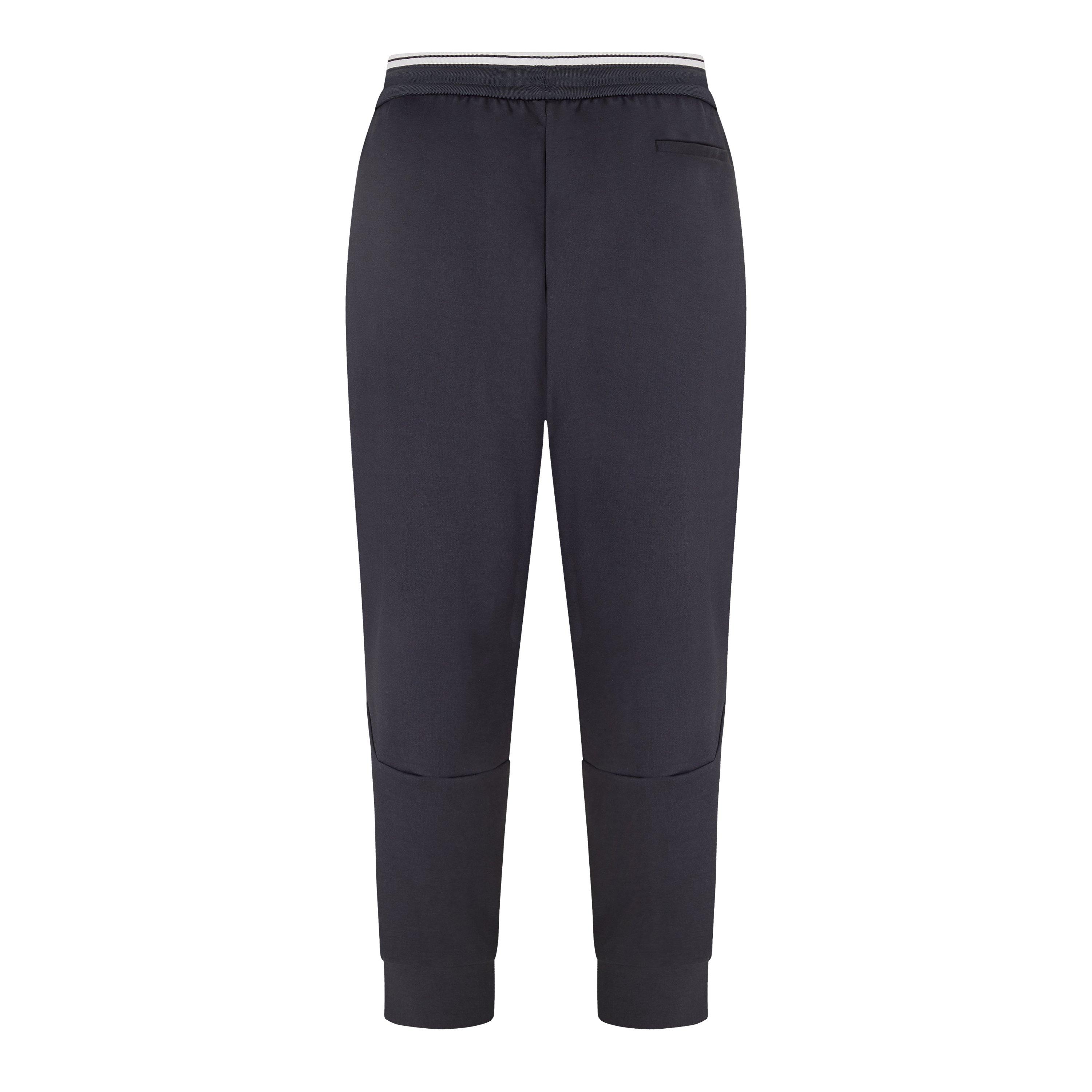 Dark Blue - Boss - Mens BOSS GREEN Soft Cotton-Blend Jogging Bottoms - 2