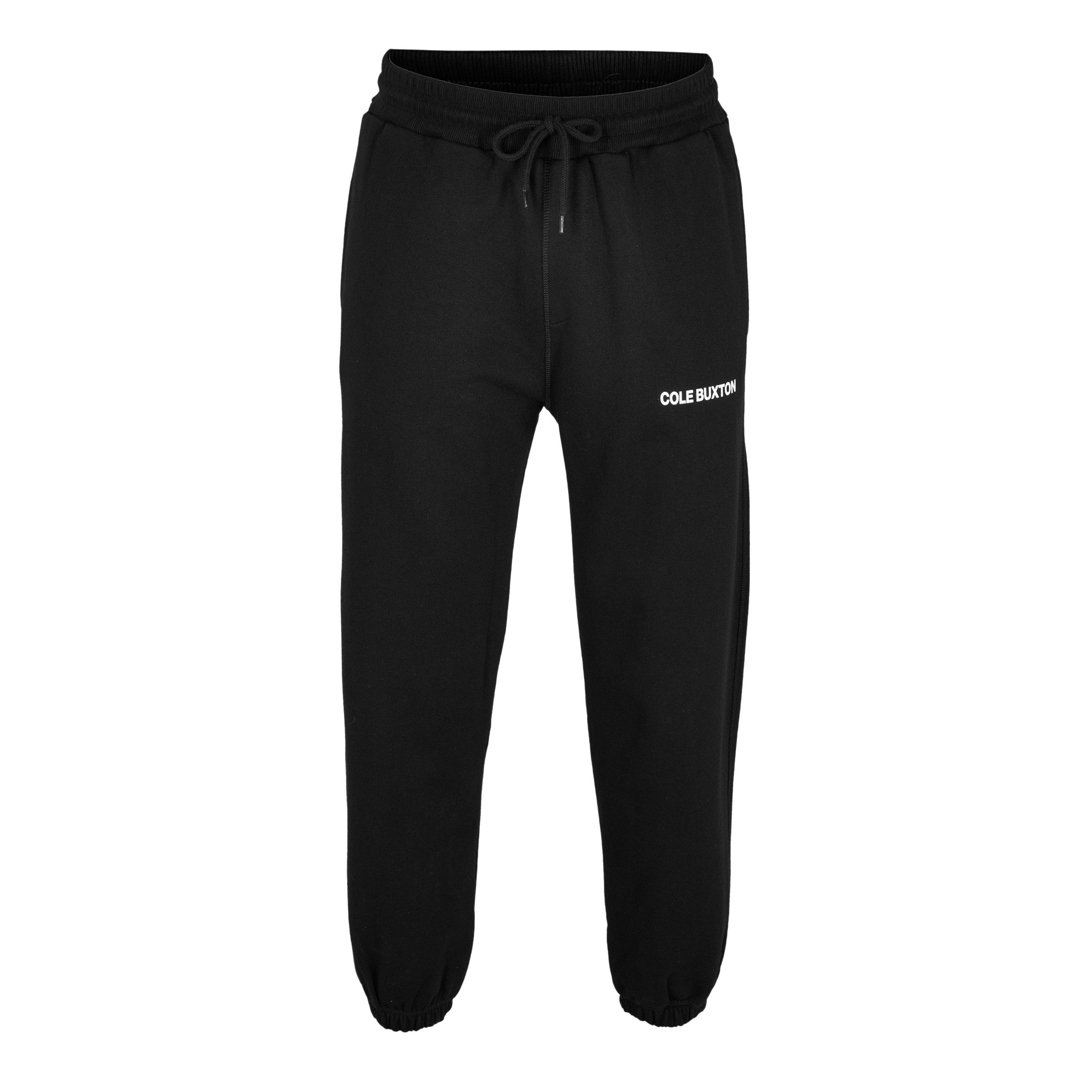 Black - Cole Buxton - Men's Fleece Closed Cuff Joggers - 1