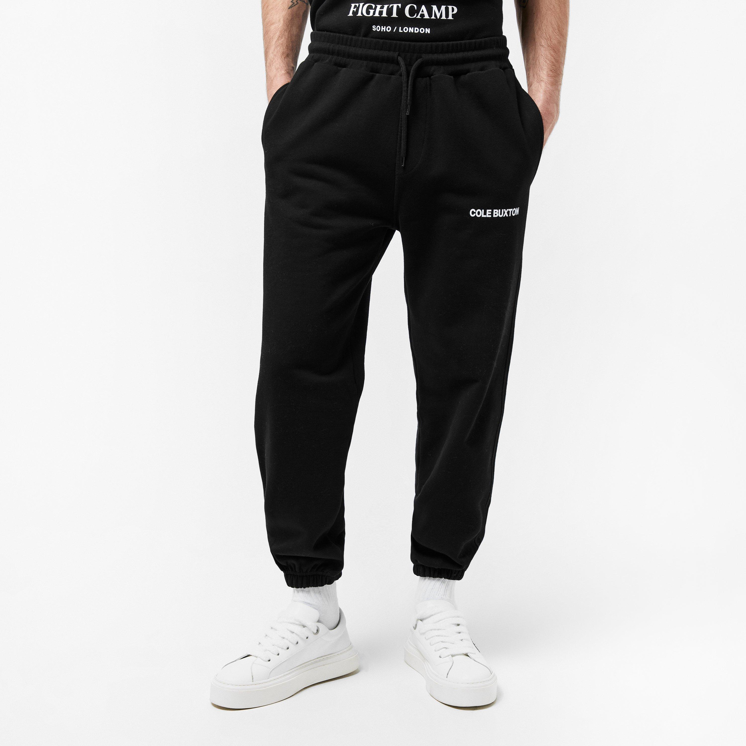 Black - Cole Buxton - Men's Fleece Closed Cuff Joggers - 3