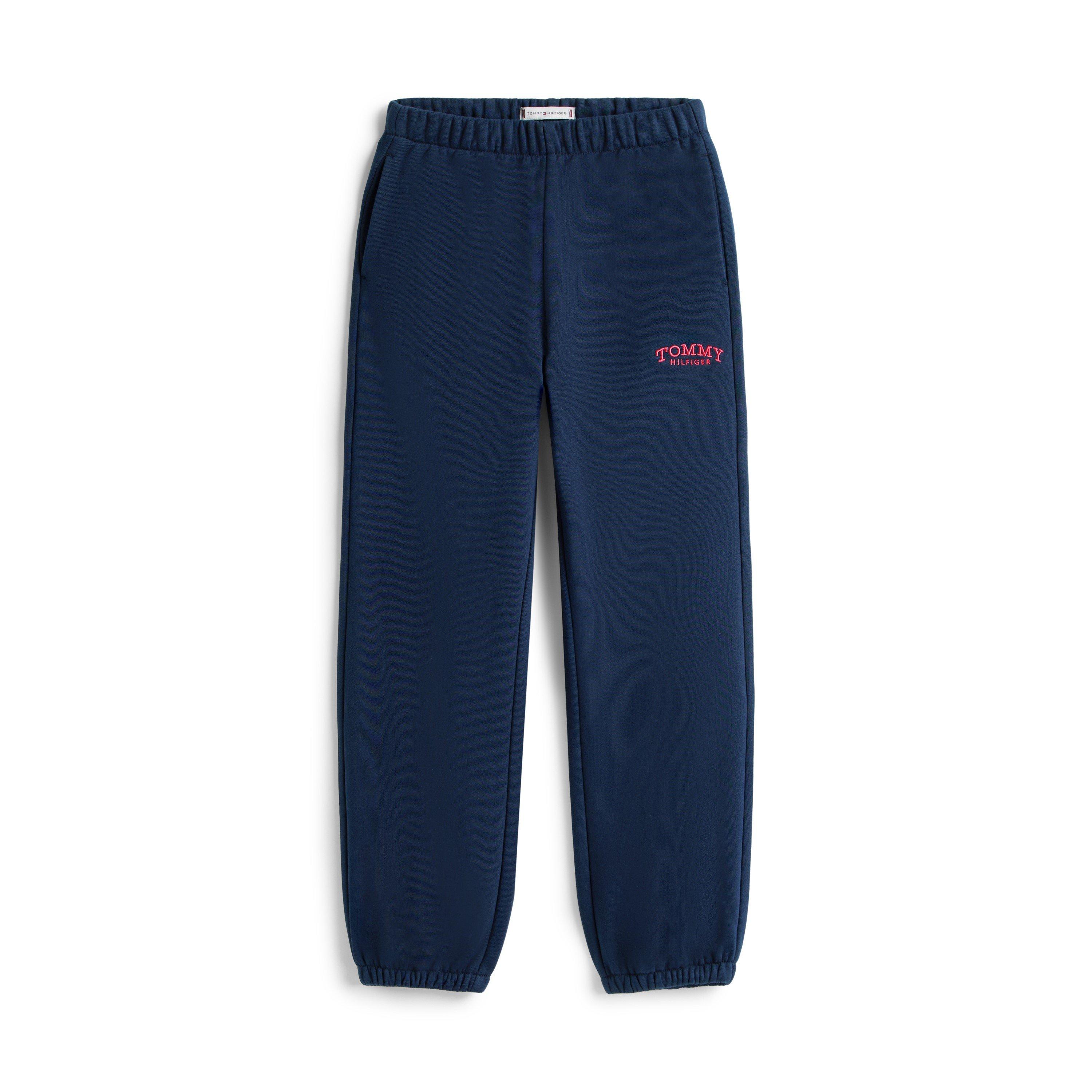 Tommy Hilfiger Kids' Monotype Closed Hem Fleece Joggers - Night Navy C1G - Size 12Y