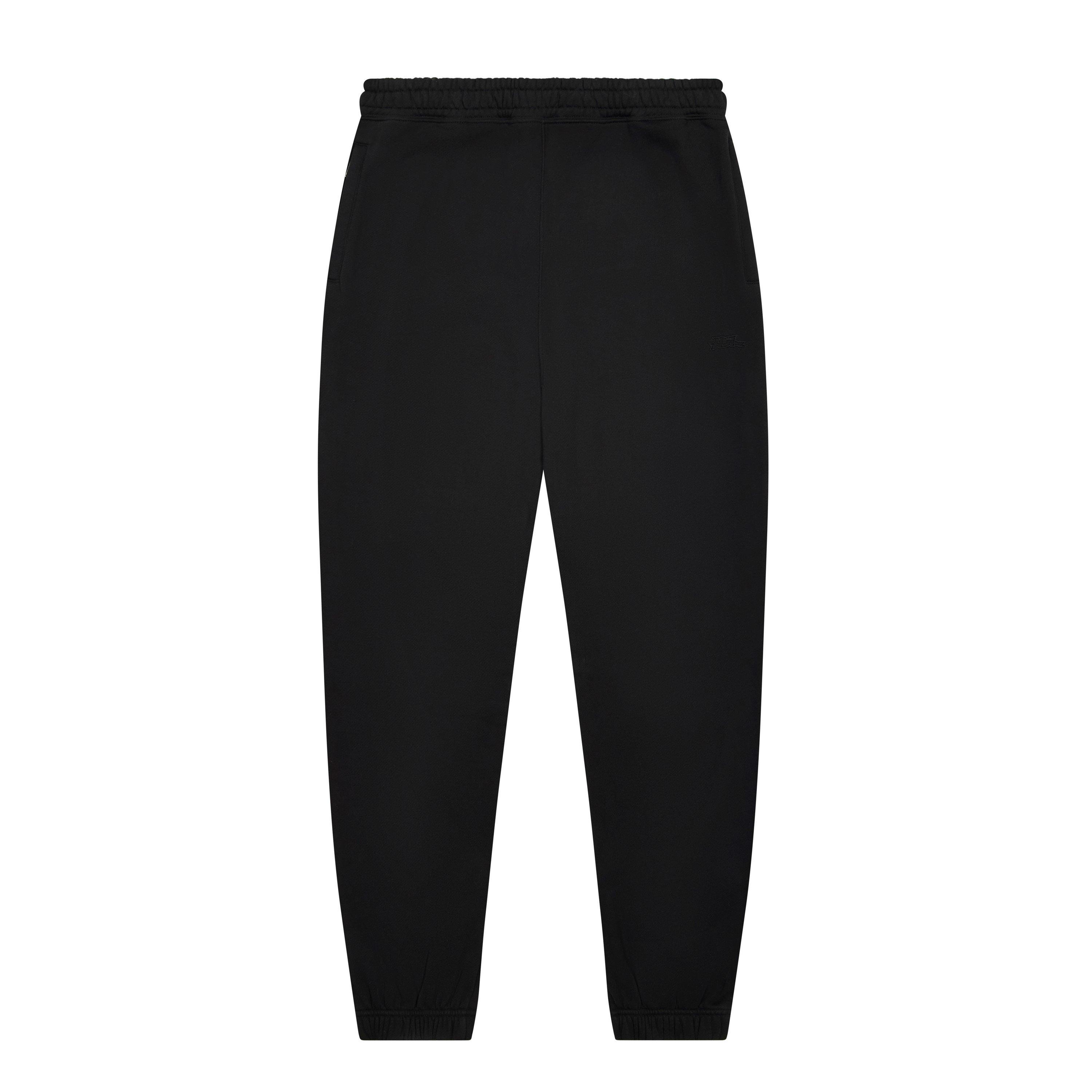 No Fear Mens Cuffed Jogging Bottoms - Black - XL