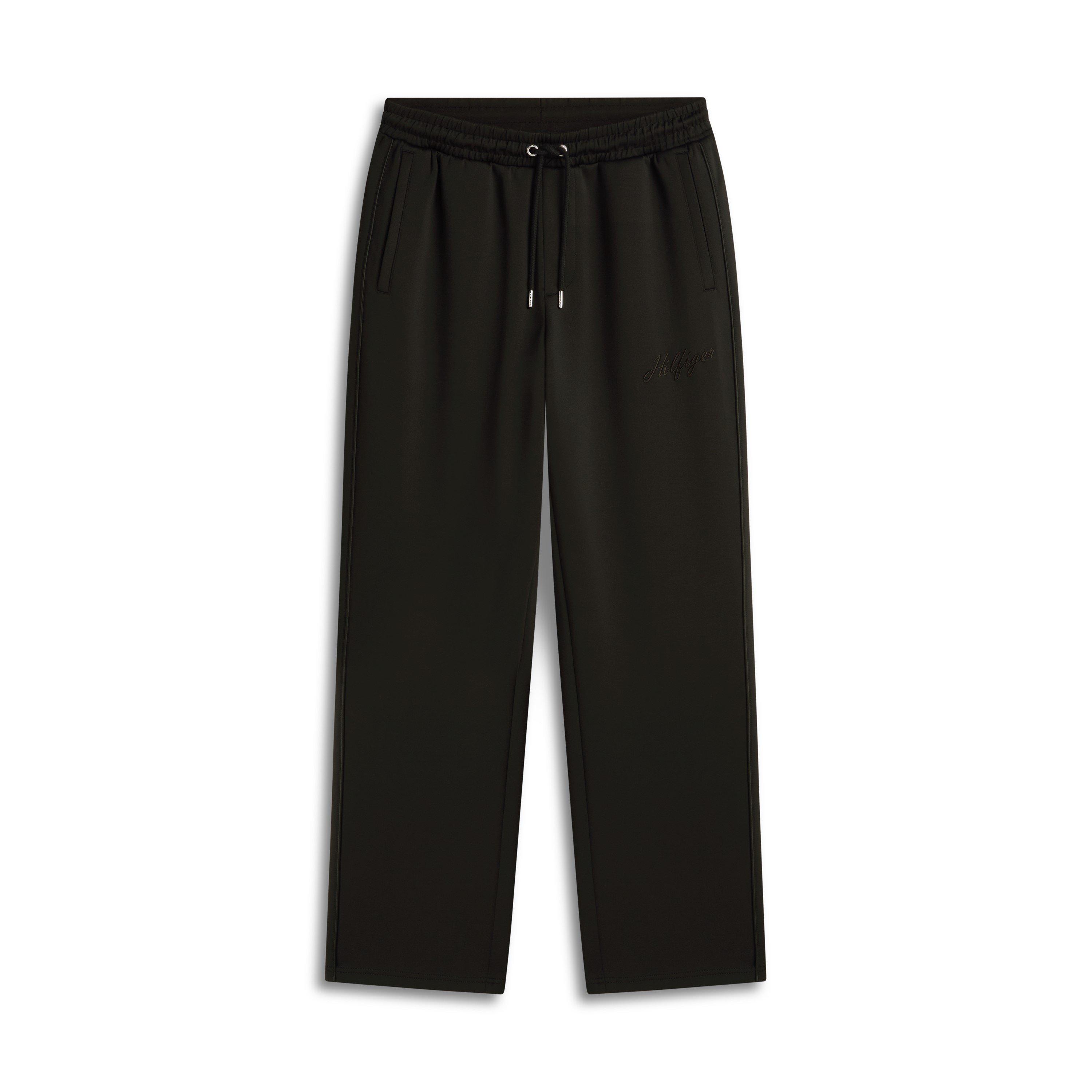 Tommy Hilfiger Men's Open Hem Fleece Joggers - Black - M