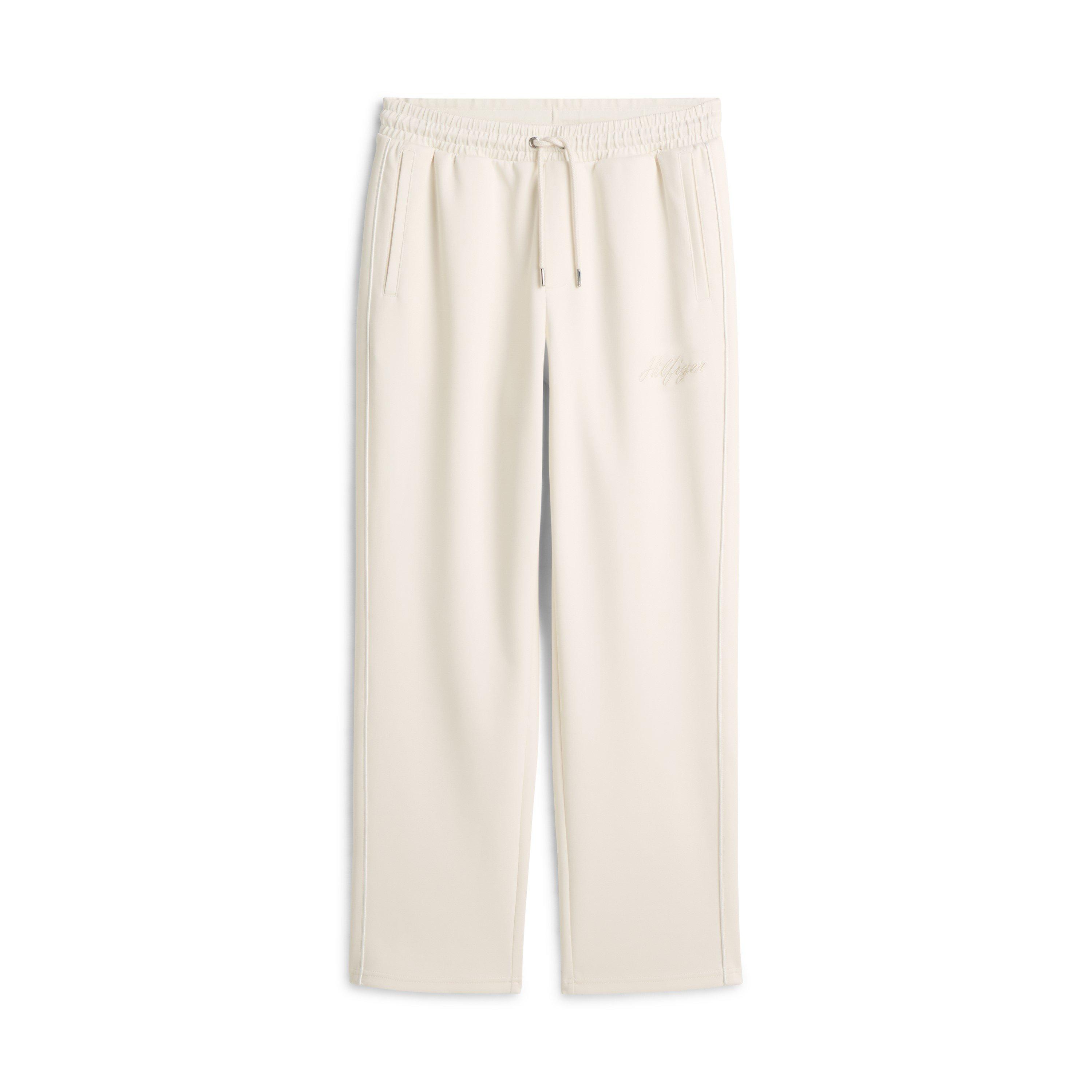Tommy Hilfiger Men's Open Hem Fleece Joggers - Ivory Petal - L