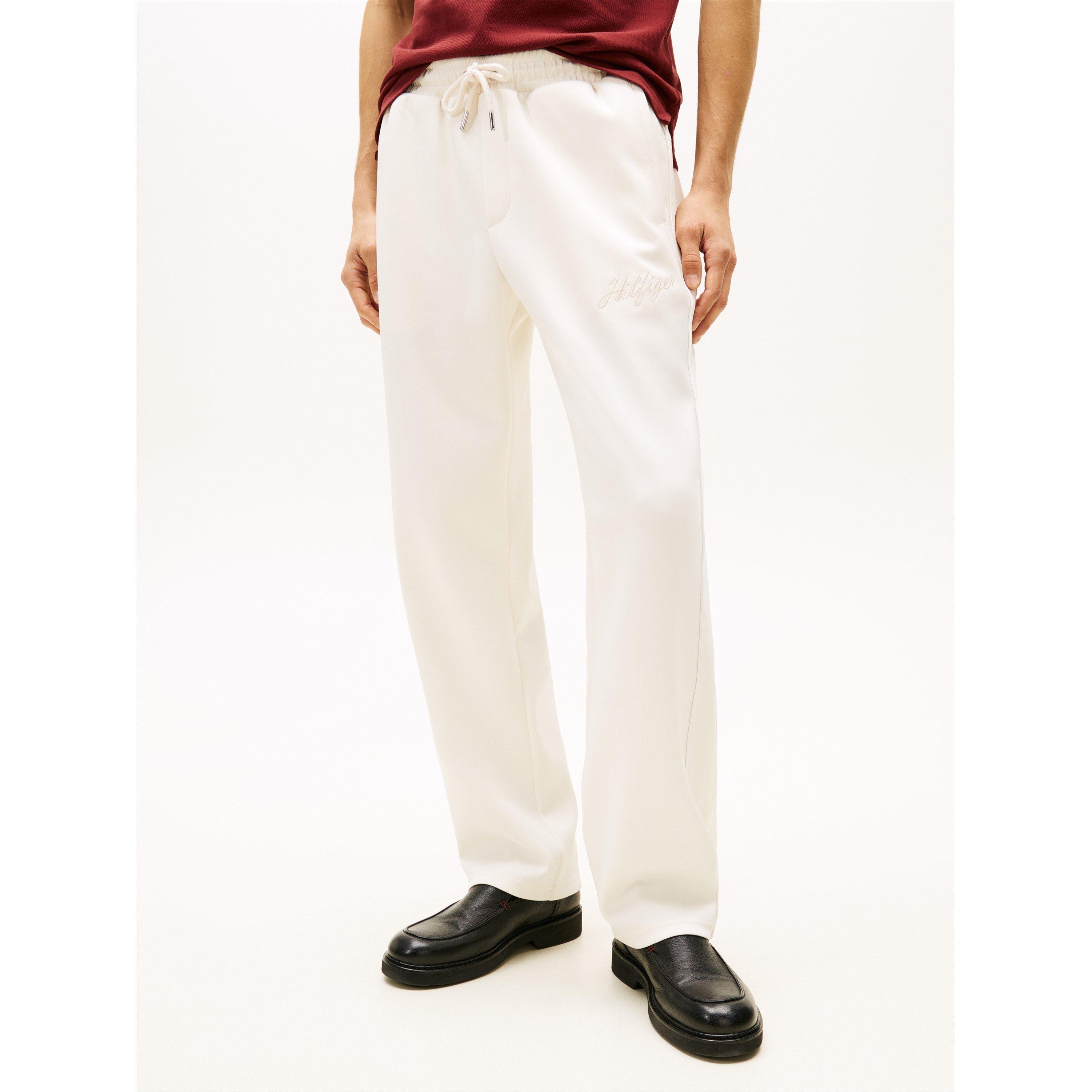 Ivory Petal - Tommy Hilfiger - Men's Open Hem Fleece Joggers - 2