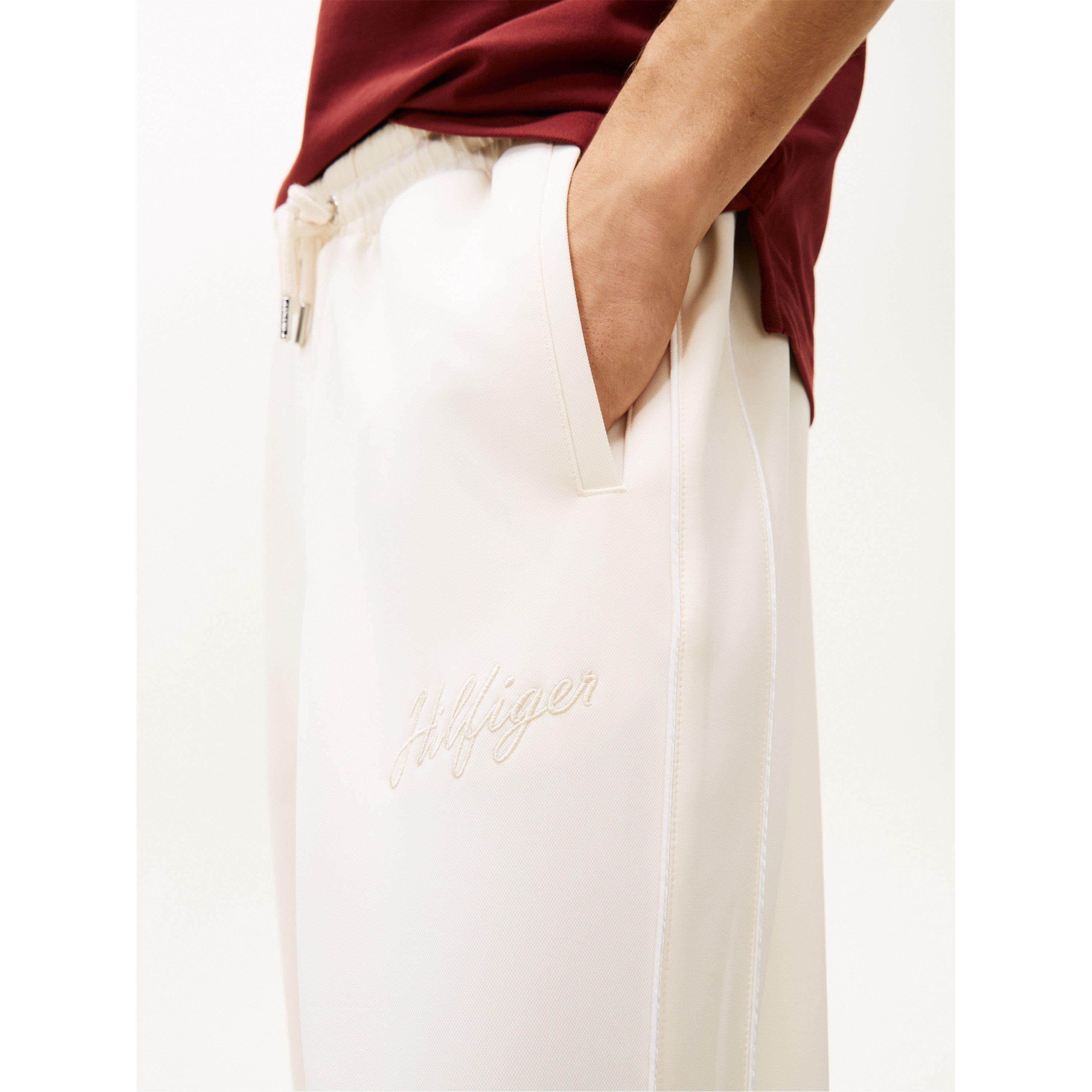 Ivory Petal - Tommy Hilfiger - Men's Open Hem Fleece Joggers - 3