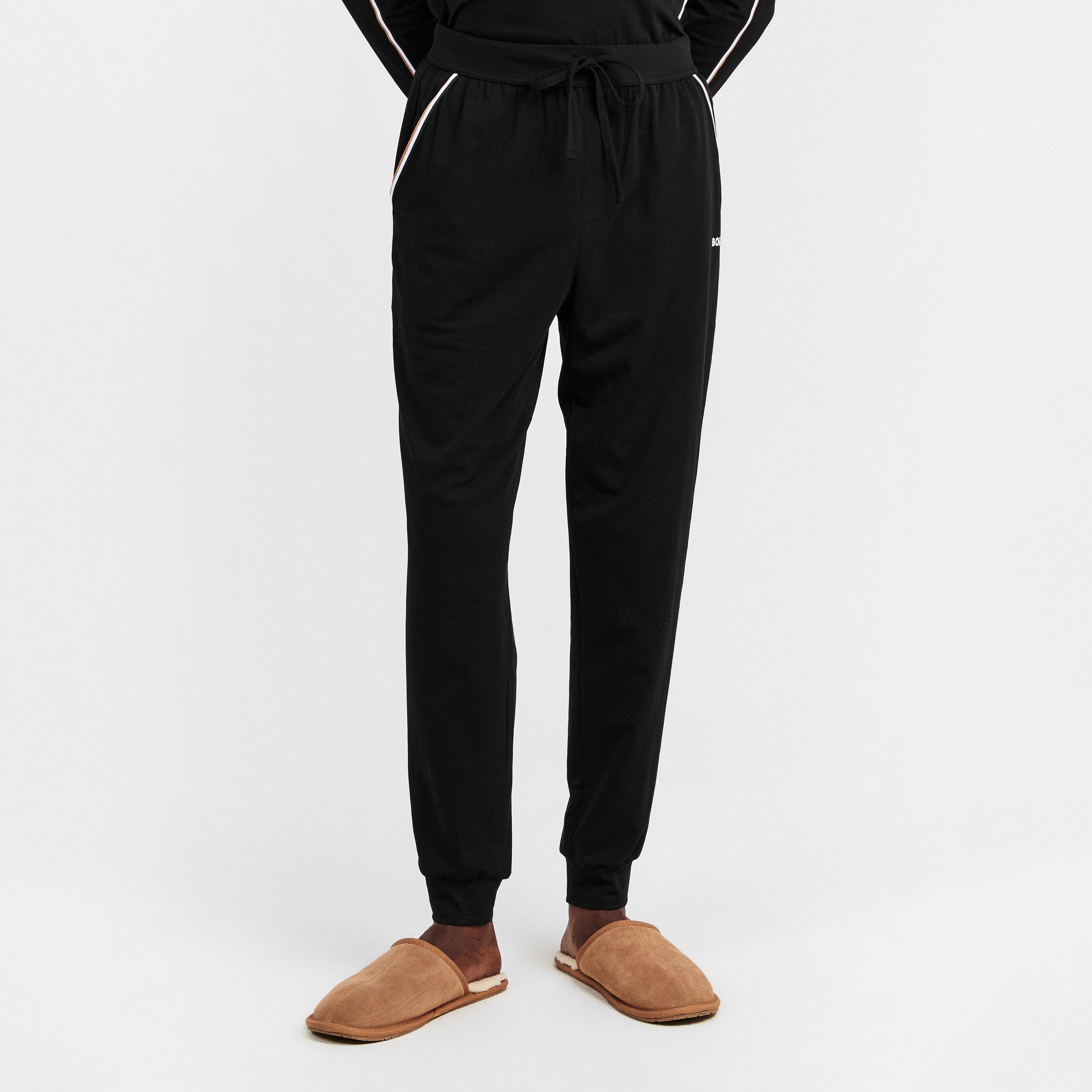 Black 001 - Boss - Boss Unique Pants Cuff Cw 10259900 - 3