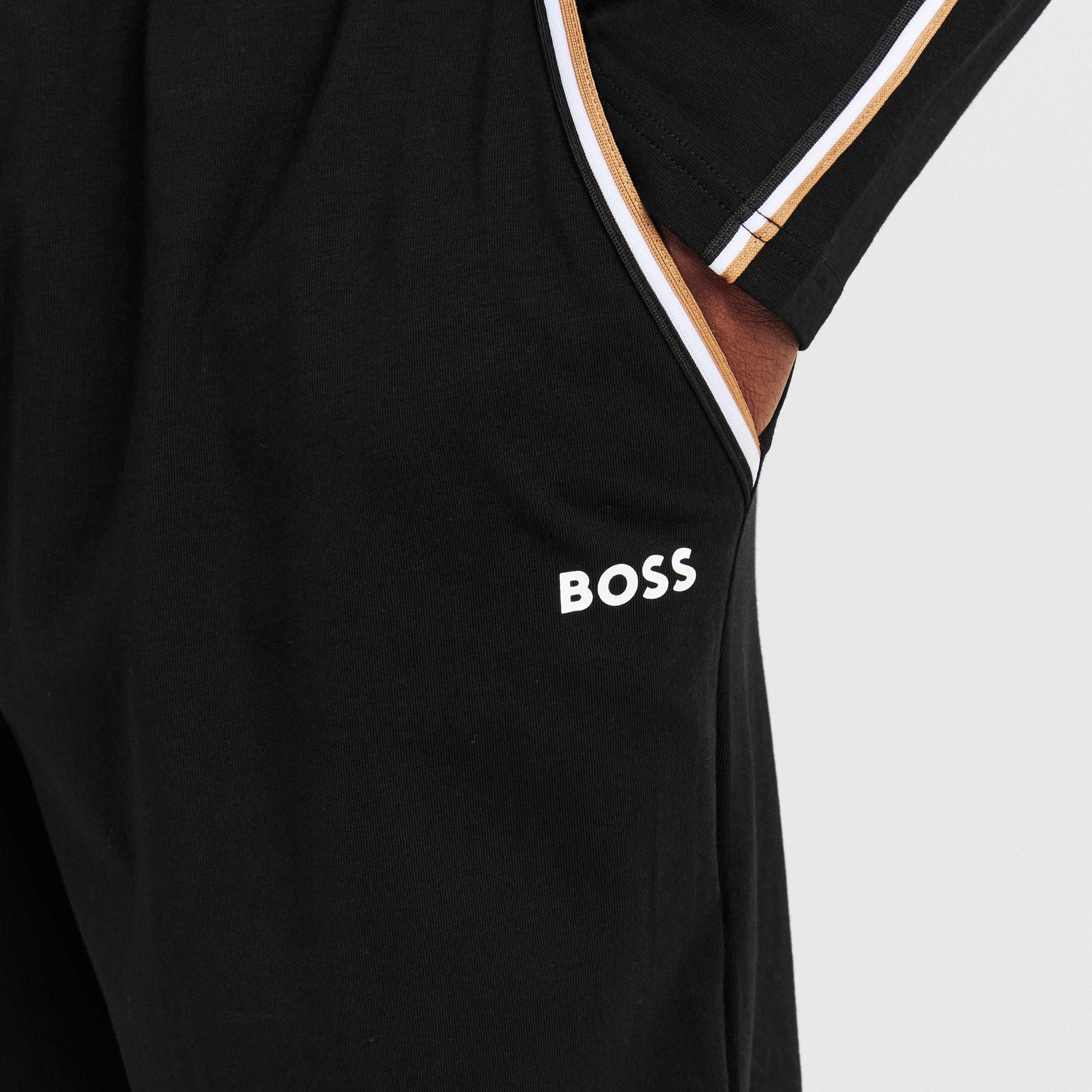 Black 001 - Boss - Boss Unique Pants Cuff Cw 10259900 - 5