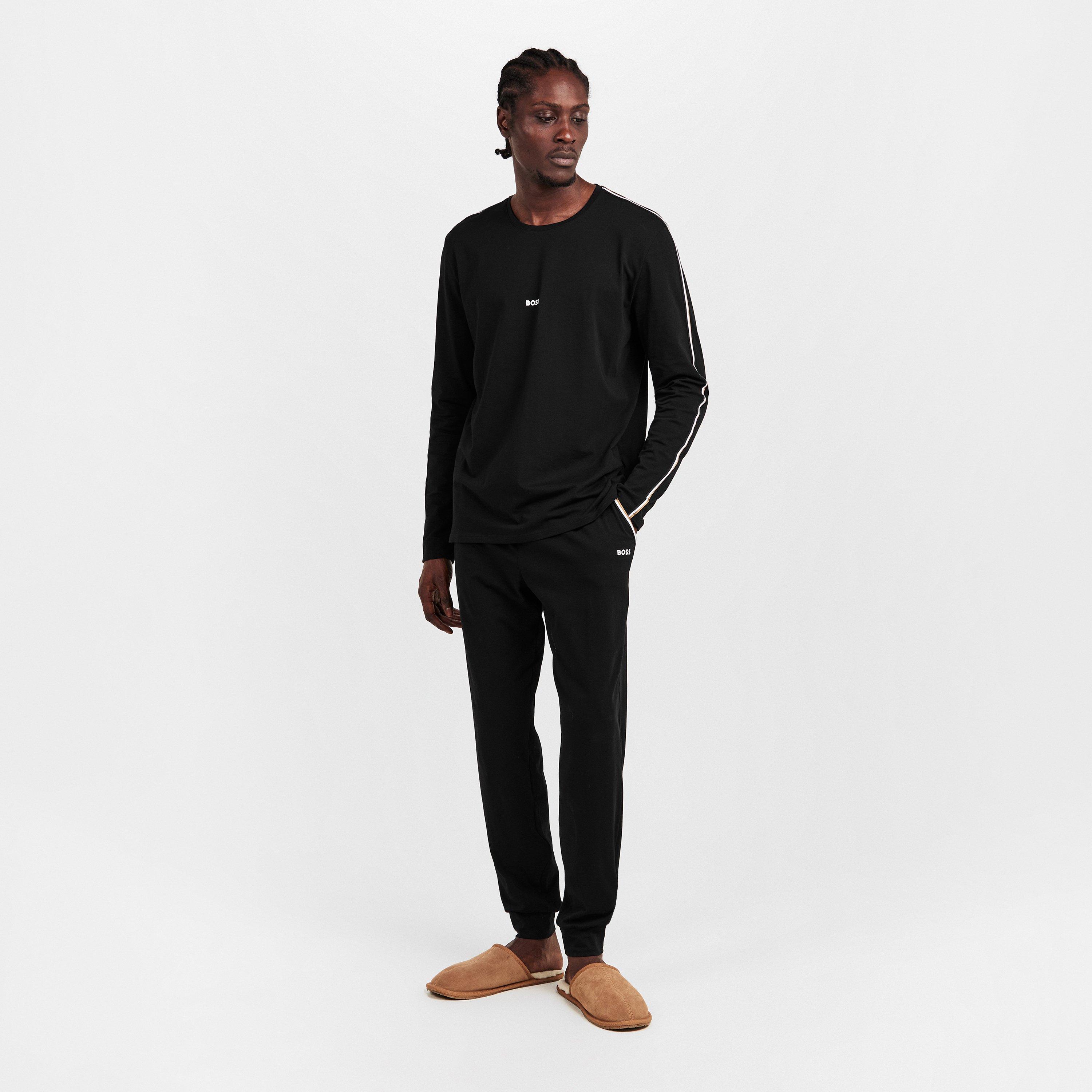 Black 001 - Boss - Boss Unique Pants Cuff Cw 10259900 - 6