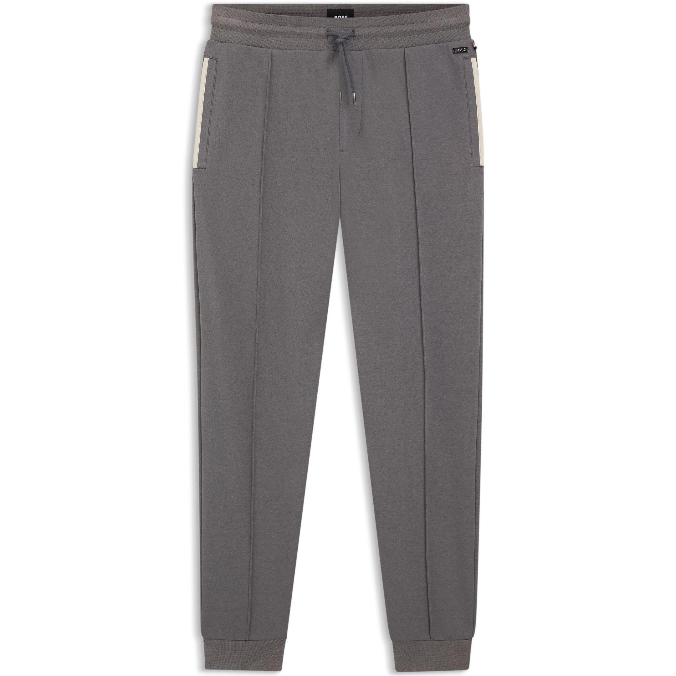 Boss Mens BOSS Bodywear Sense Jogger Pants - Dark Grey 025 - S
