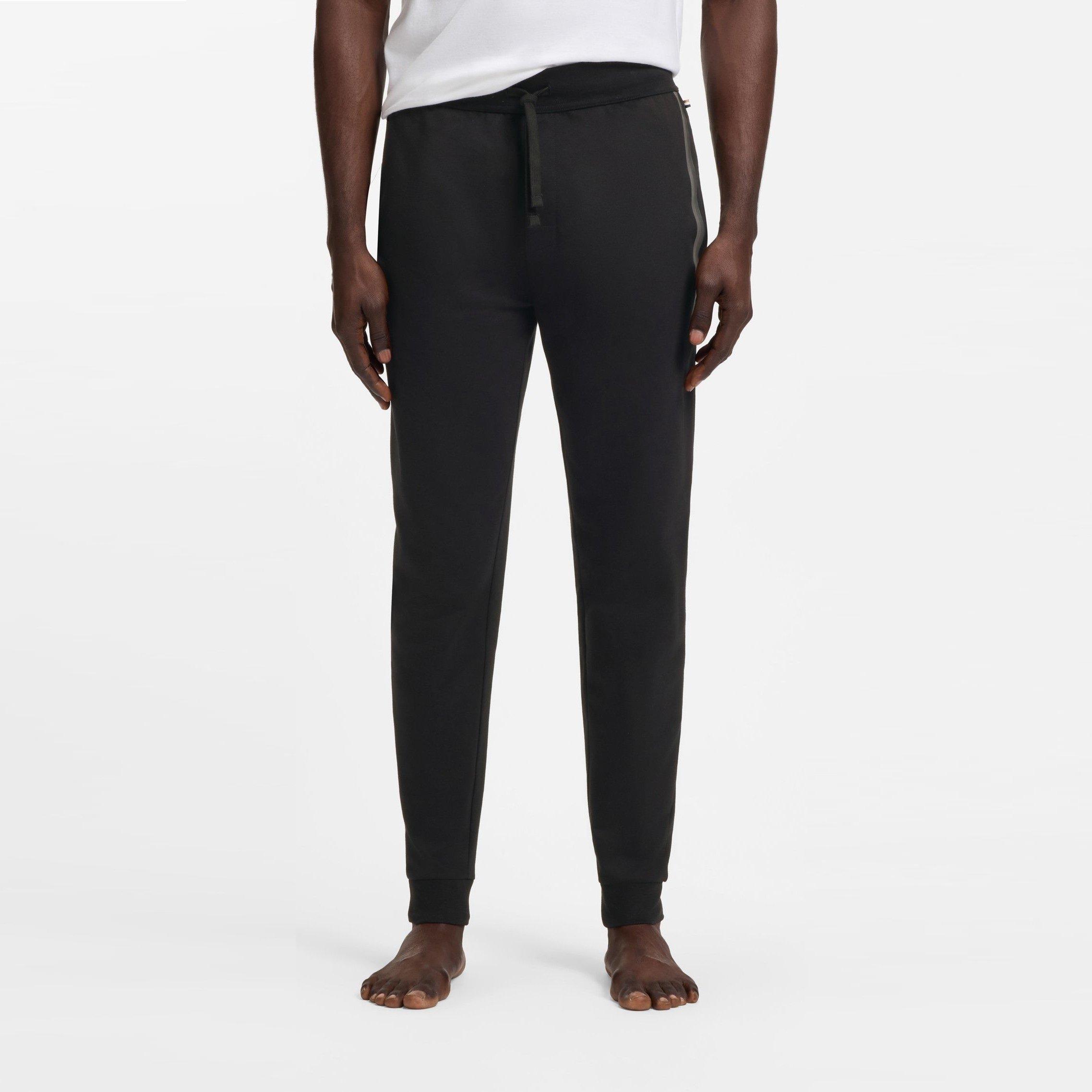 Black - Boss - Men's Authentic Cotton Joggers - 2