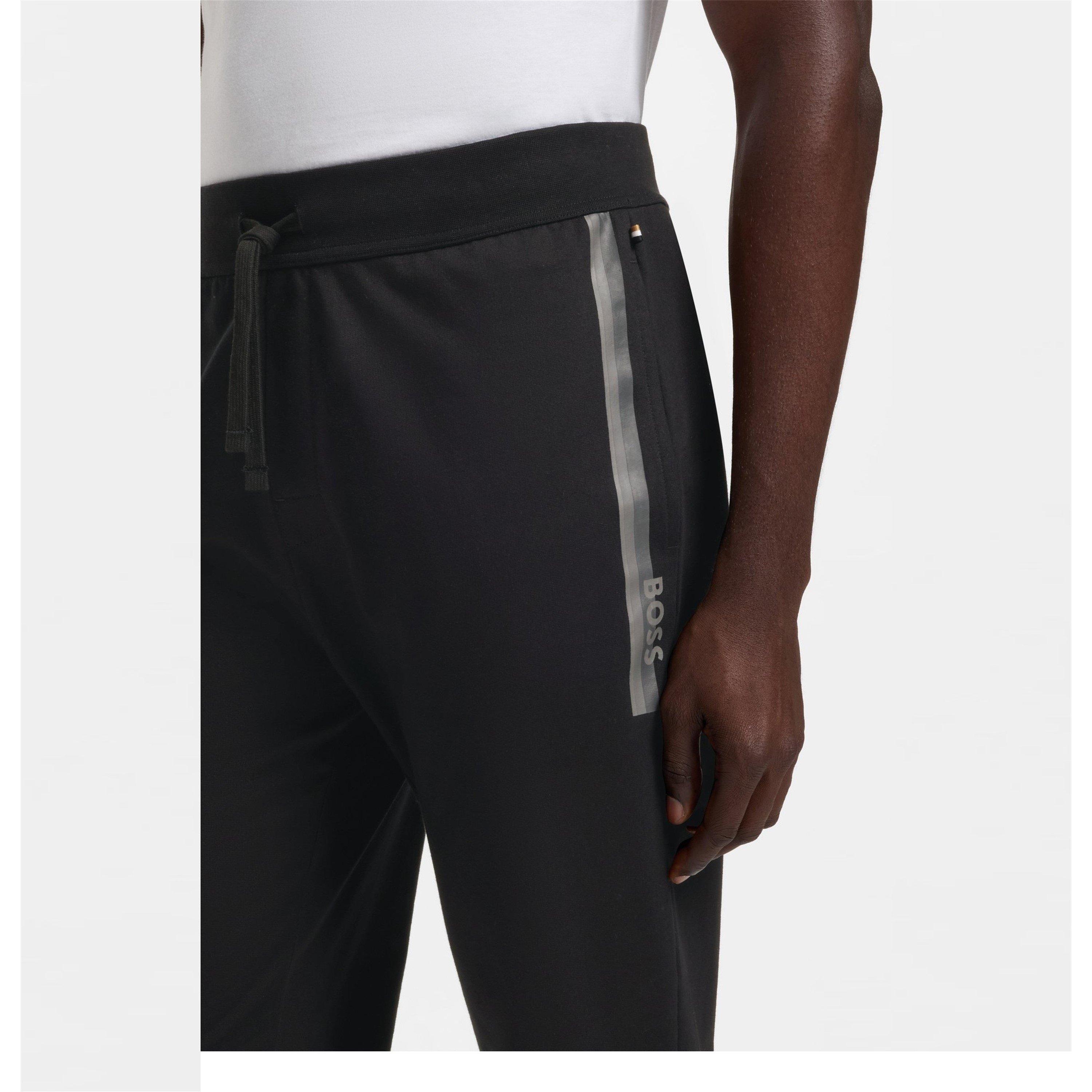 Black - Boss - Men's Authentic Cotton Joggers - 4