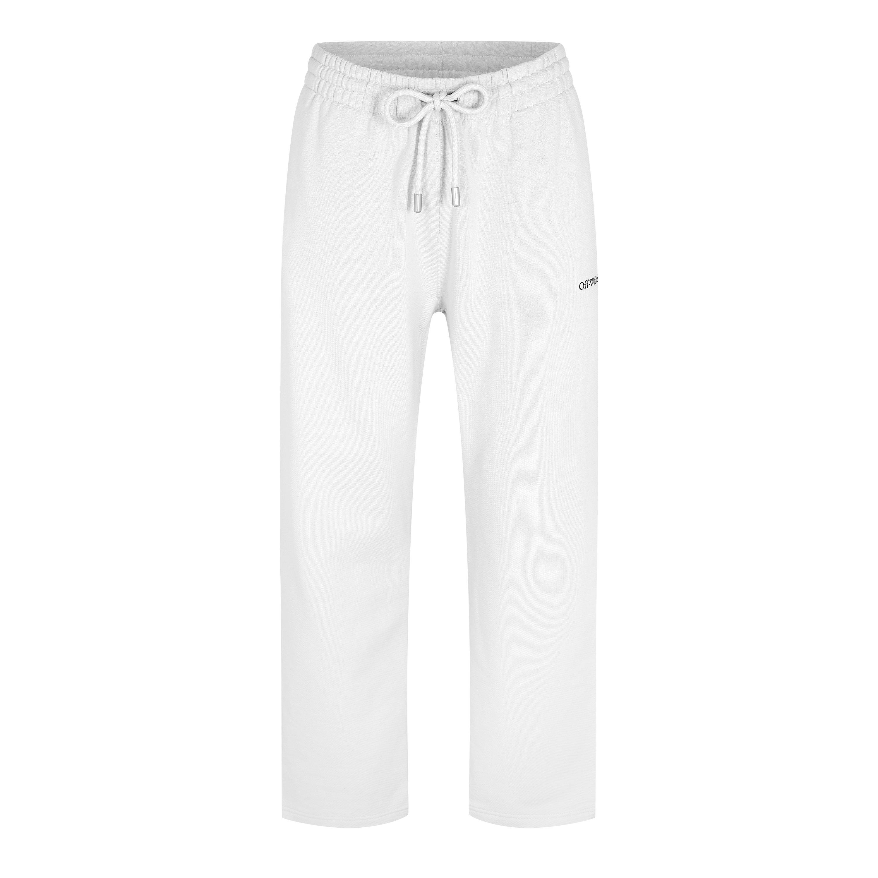 Off White Men's Closed Hem Fleece Joggers - Stone/Black - XS