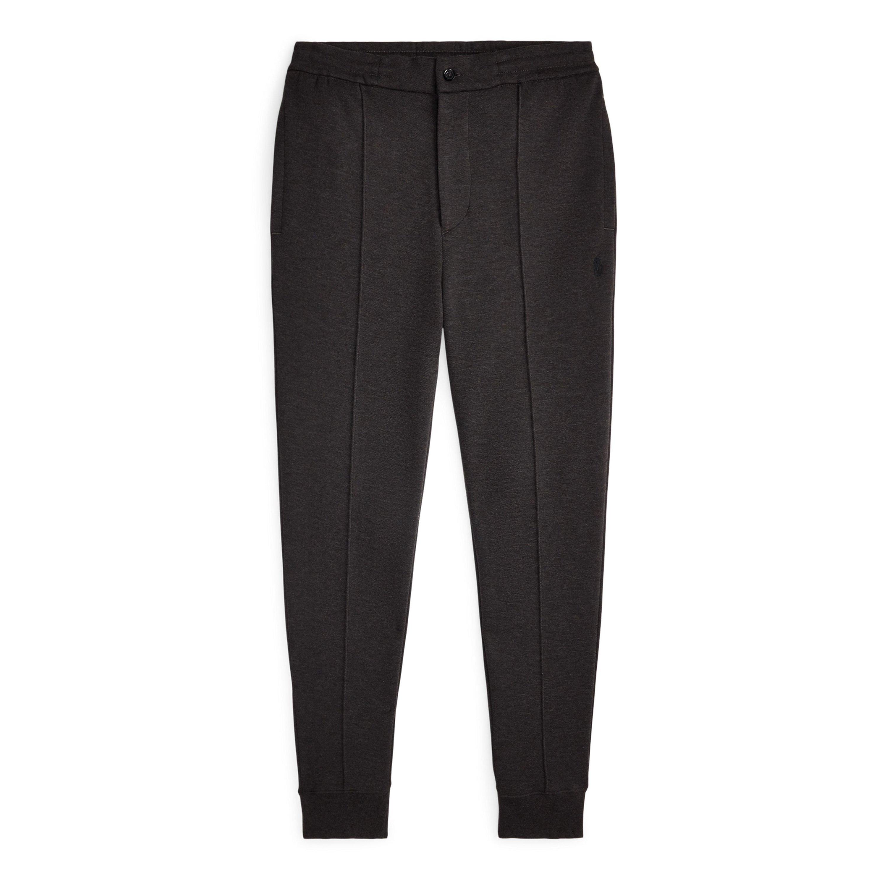 Dark Charcoal - Polo Ralph Lauren - Men's LuxeTech Closed Hem Fleece Joggers - 1