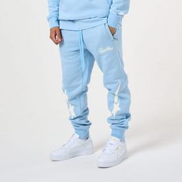 Tela Cruz Men's Fleece Jogging Bottoms, Closed Hem