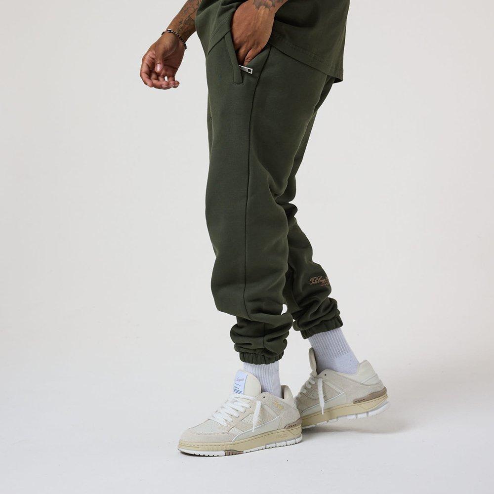 Forest - Tela Cruz - Men's Closed Hem Fleece Jogging Bottoms - 4