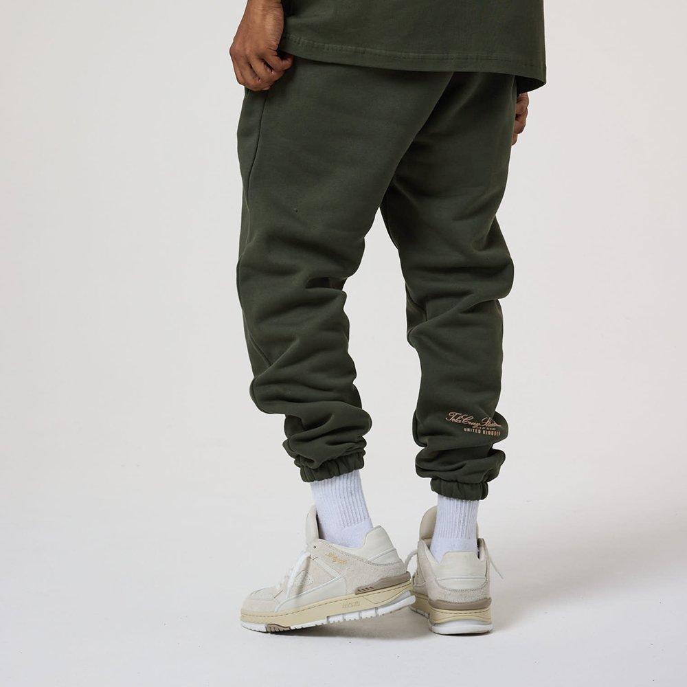 Forest - Tela Cruz - Men's Closed Hem Fleece Jogging Bottoms - 5