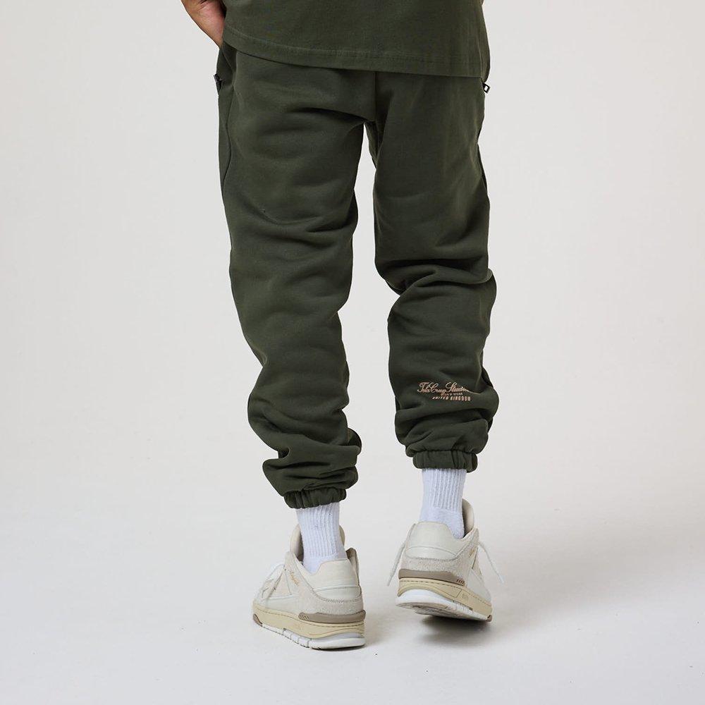 Forest - Tela Cruz - Men's Closed Hem Fleece Jogging Bottoms - 6