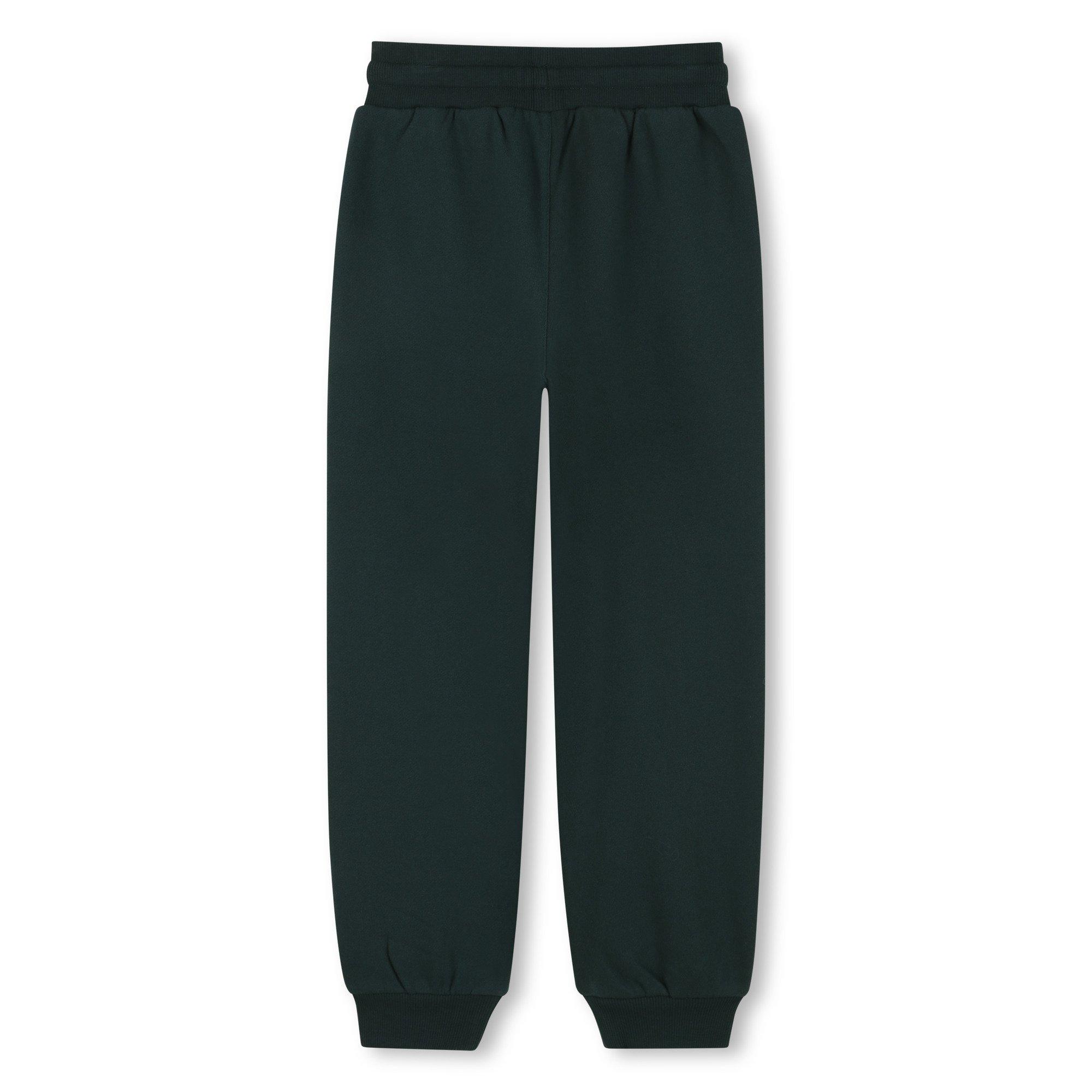 Dark Green - Timberland - Kids' Timberland Small Logo Closed Hem Fleece Joggers - 2