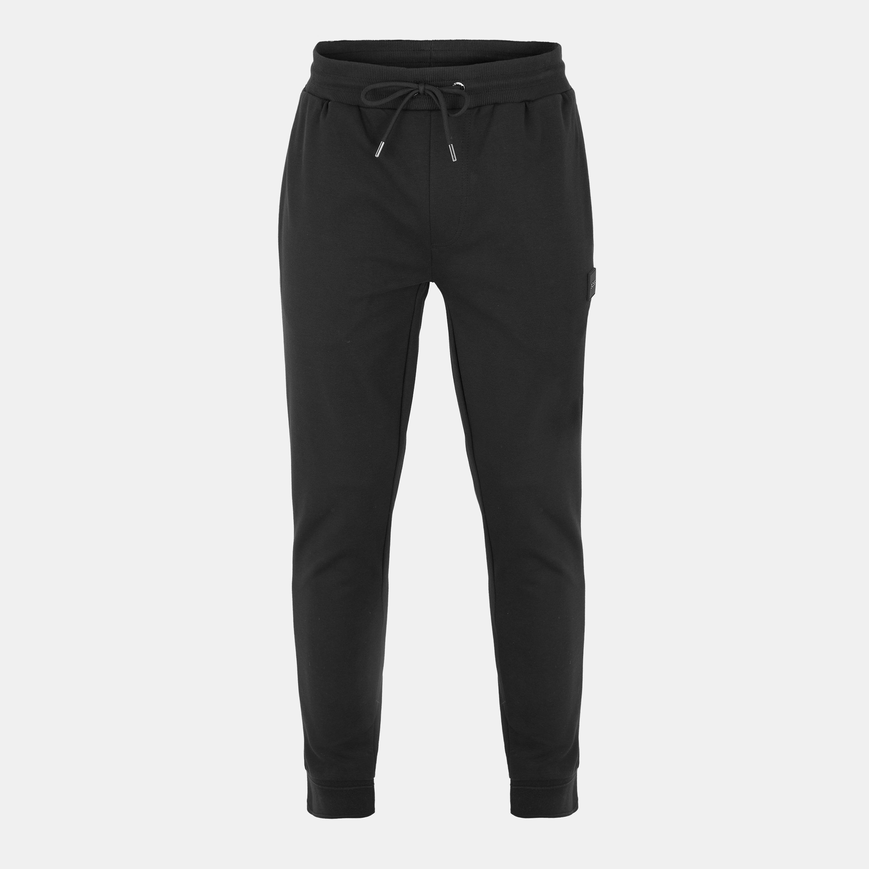 Boss Men's Lamont 82 Closed Hem Fleece Jogging Bottoms - Black - 2XL