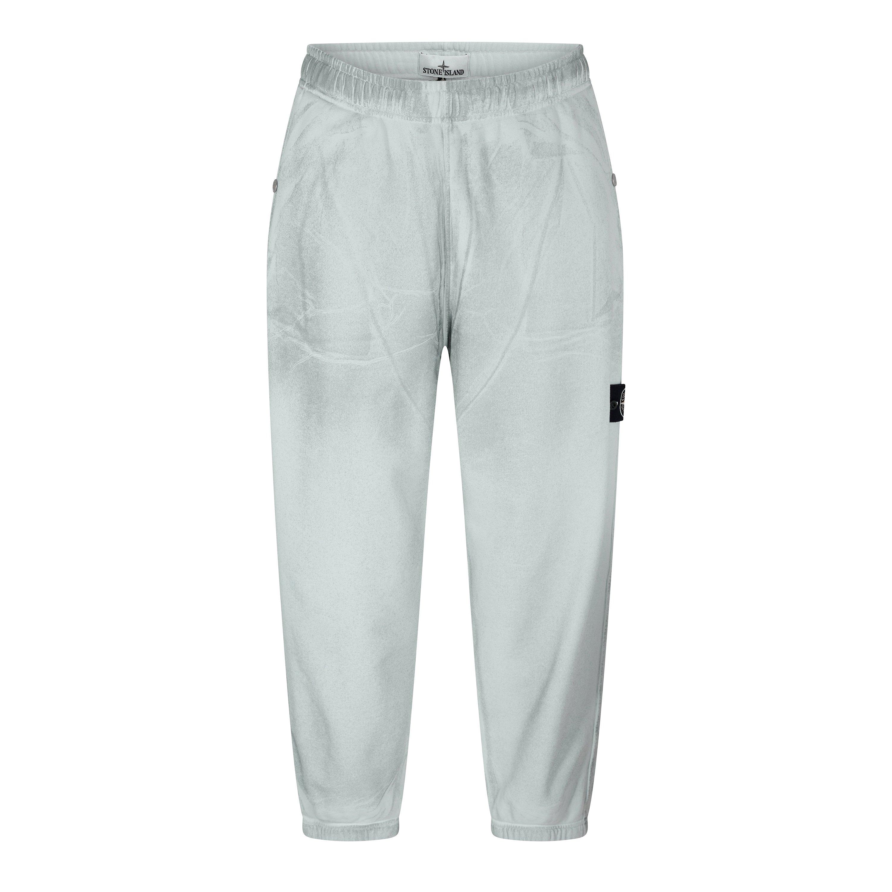 Stone Island Men's Reflect Closed Hem Fleece Joggers - Sky Blue V0041 - M