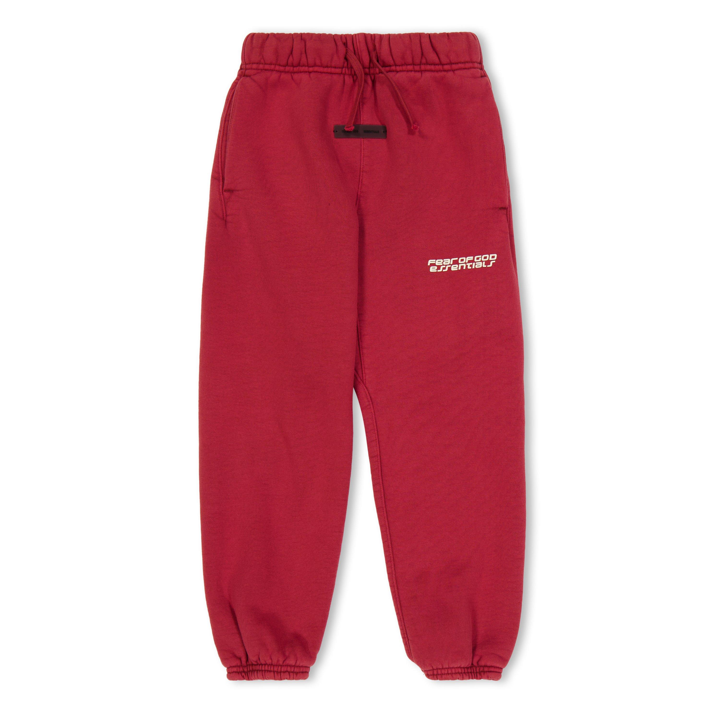 Fear Of God Essentials  Crimson Fge Logo Joggers Jn61 - 8Y