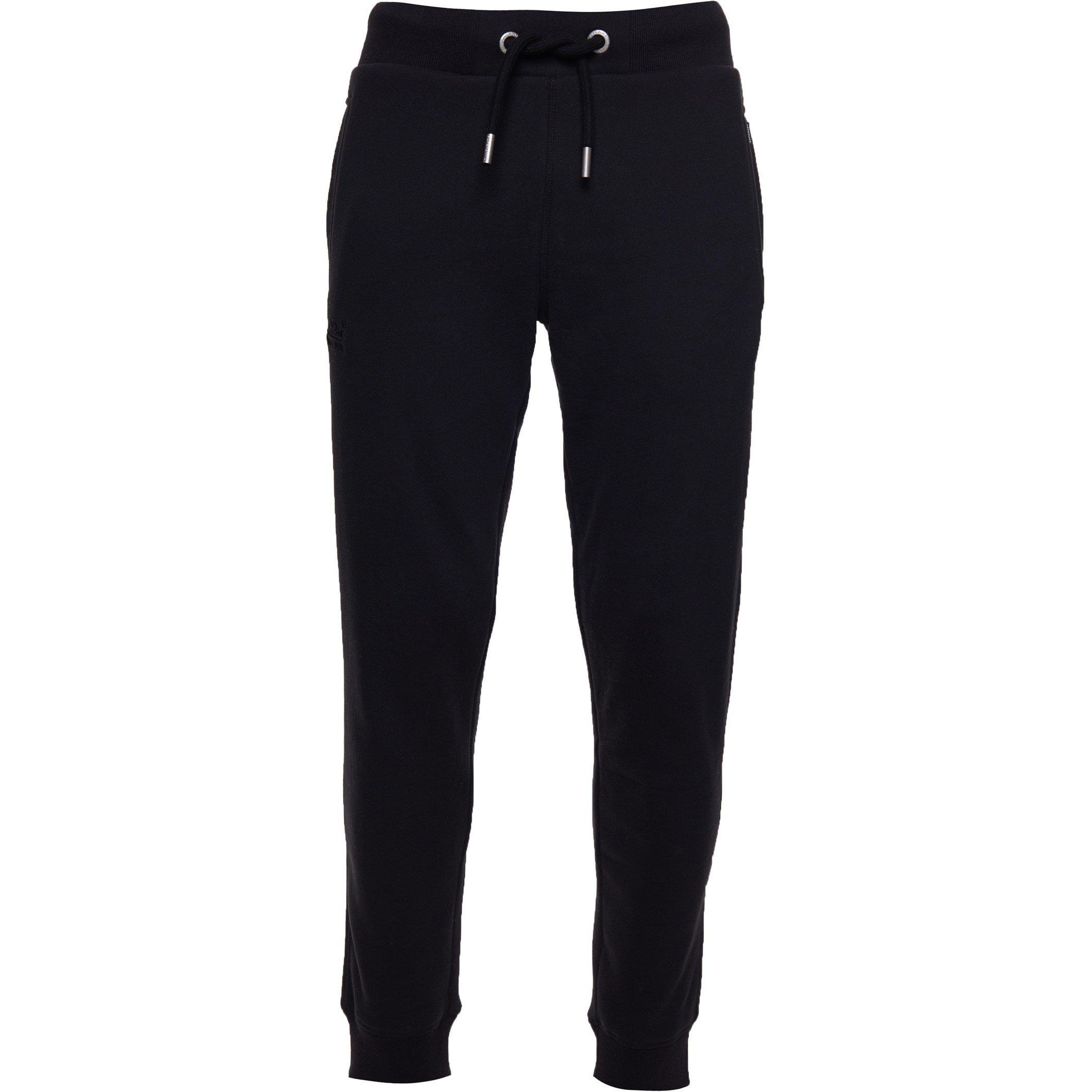 Superdry Men's Basic Jogging Pants - Black 02A - 2X Large