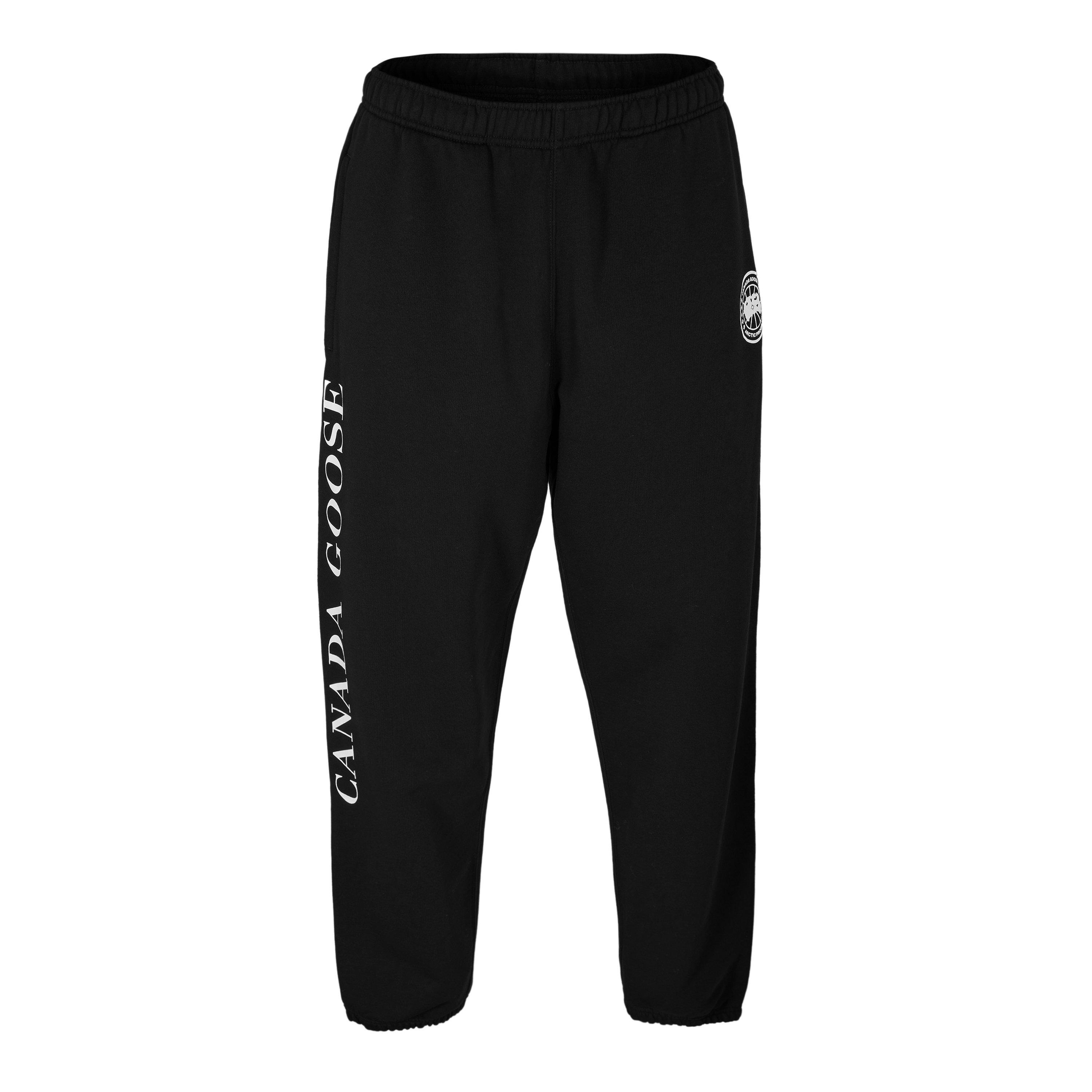 Canada Goose Men's Rove Logo Closed Hem Fleece Joggers - Black - XL