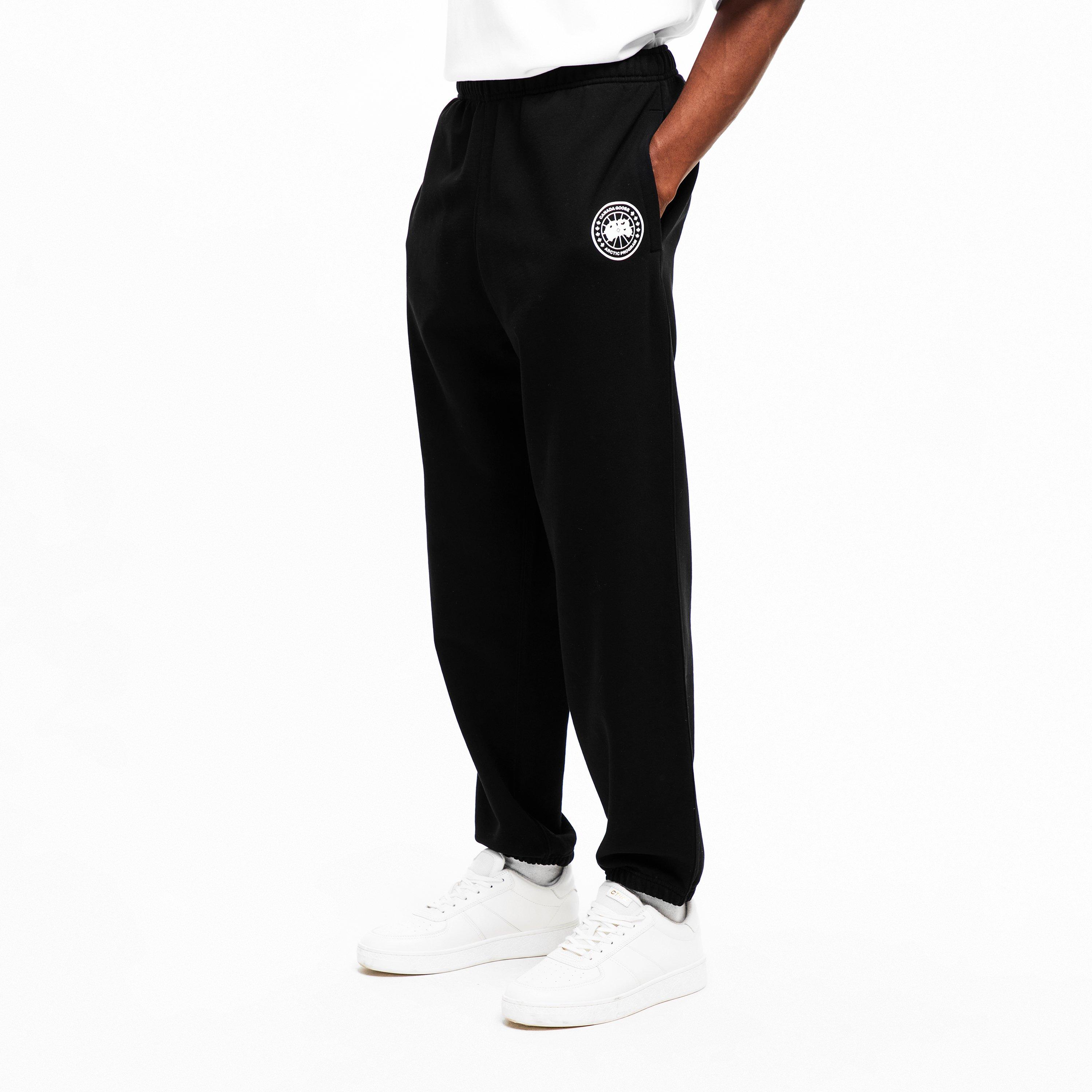 Black - Canada Goose - Men's Rove Logo Closed Hem Fleece Joggers - 3