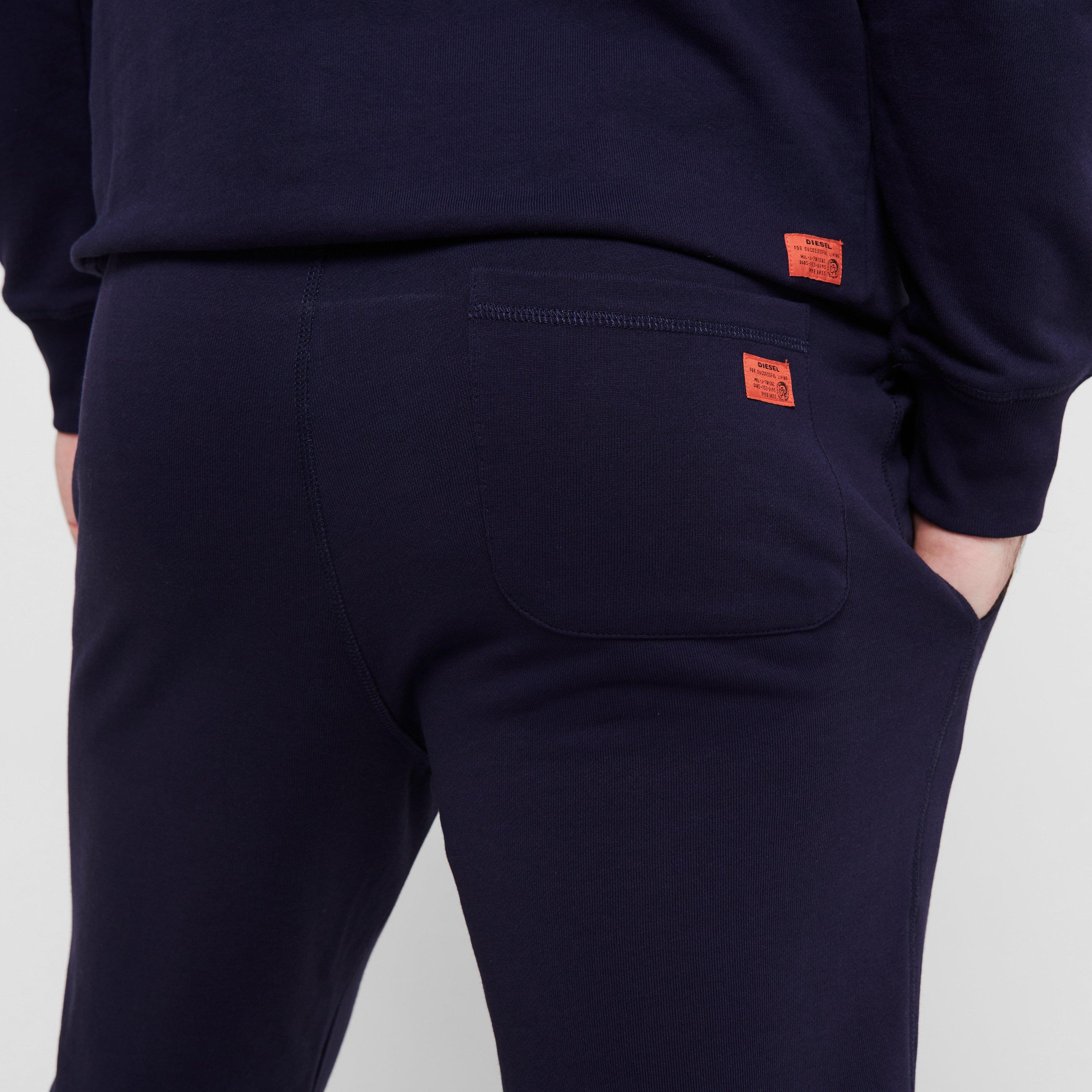 Navy 8AT - Diesel - Logo Cuff Pants - 5