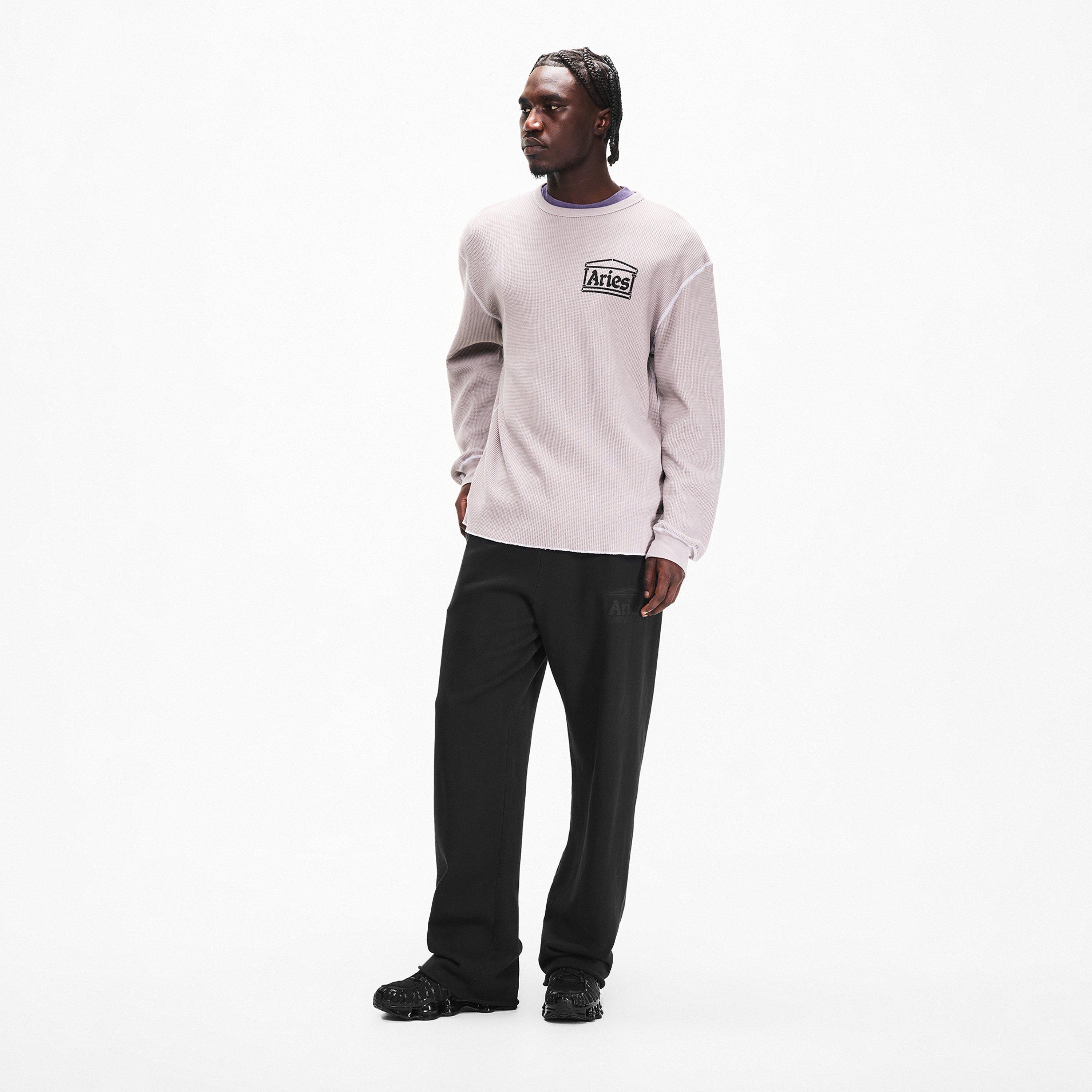 Black - Aries - Men's Closed Hem Fleece Joggers - 6