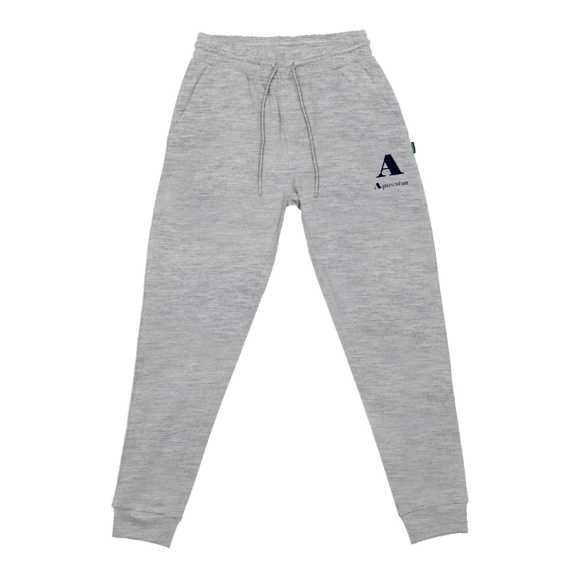 Aquascutum Men's Closed Hem Fleece Joggers - Grey - Small