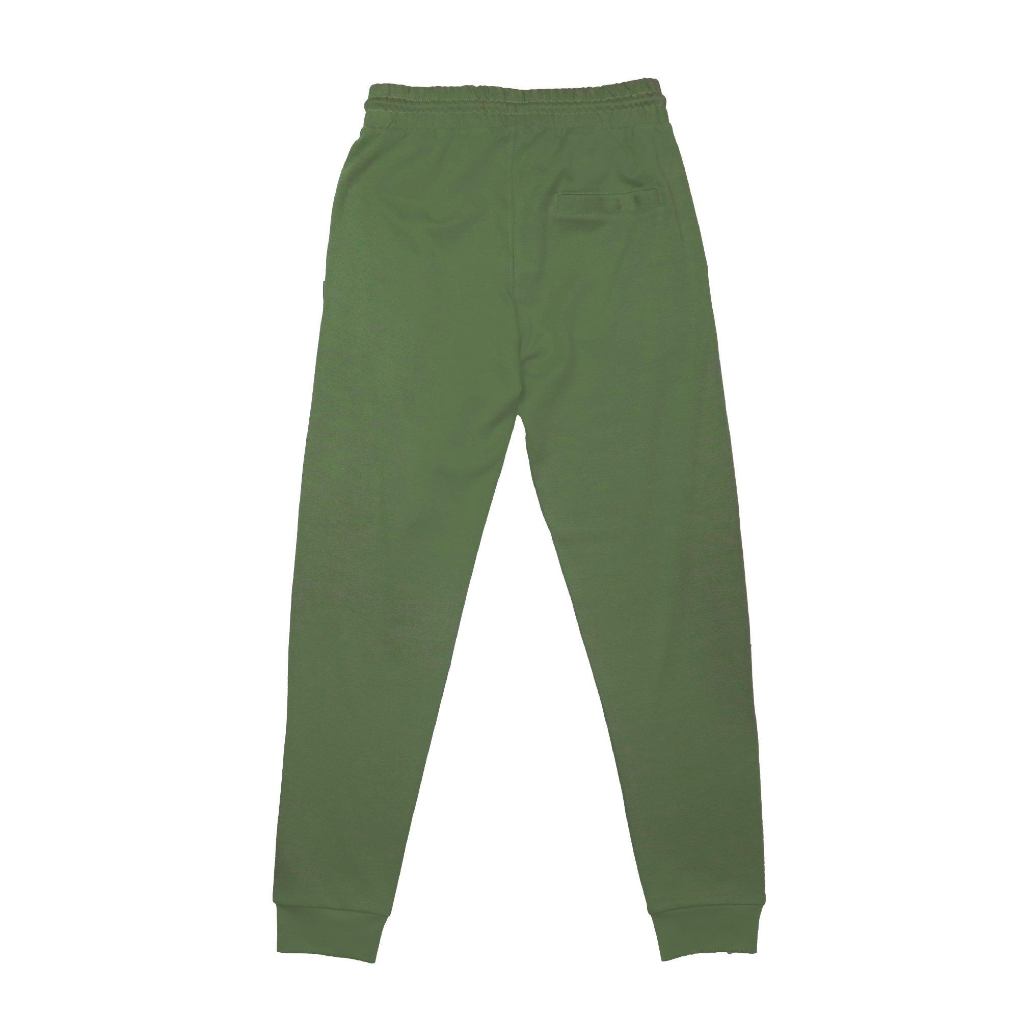 Military Green - Aquascutum - Men's Closed Hem Fleece Joggers - 3