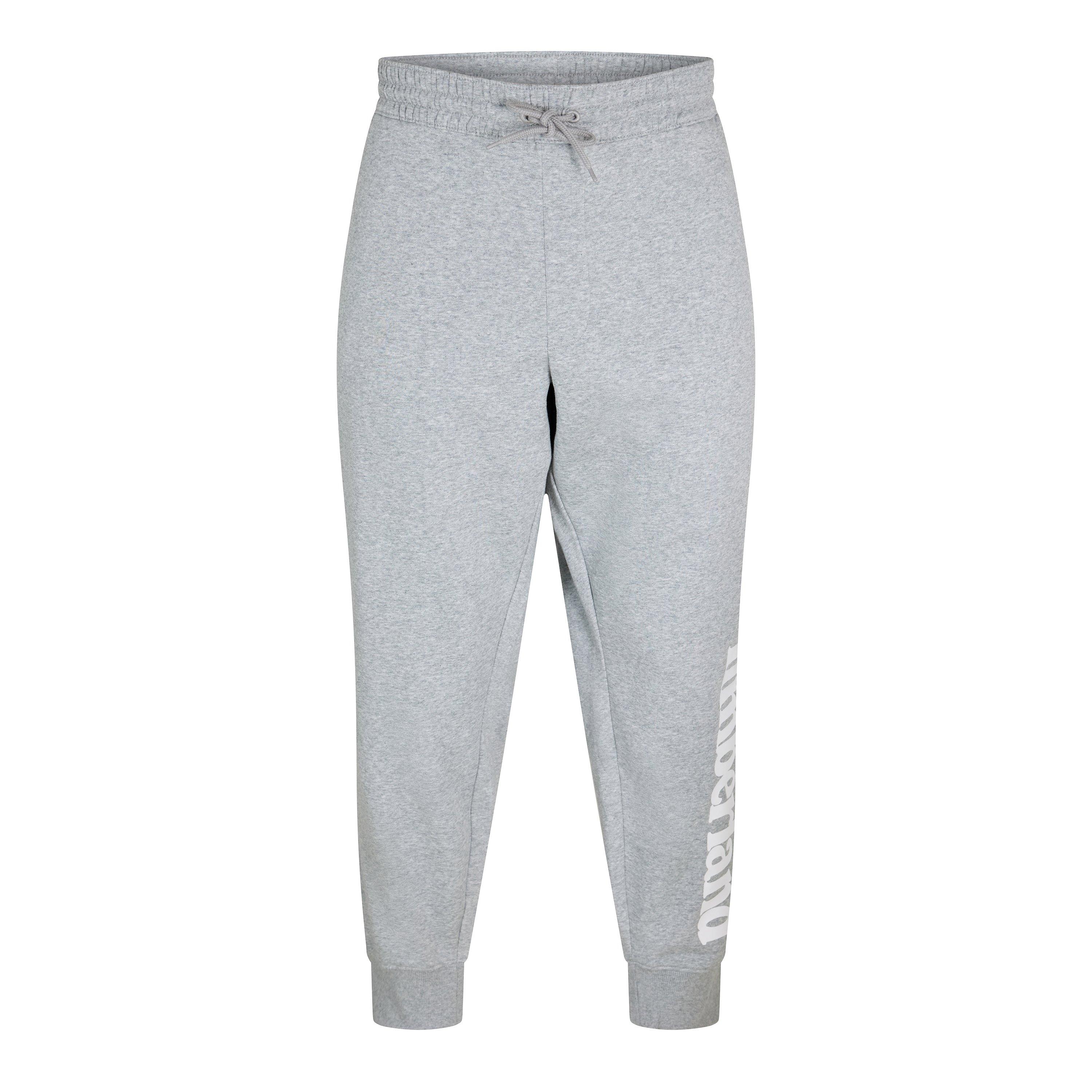 Timberland Men's Logo Sweatpant Closed Hem Fleece Joggers - Med Grey Hthr - 2XL
