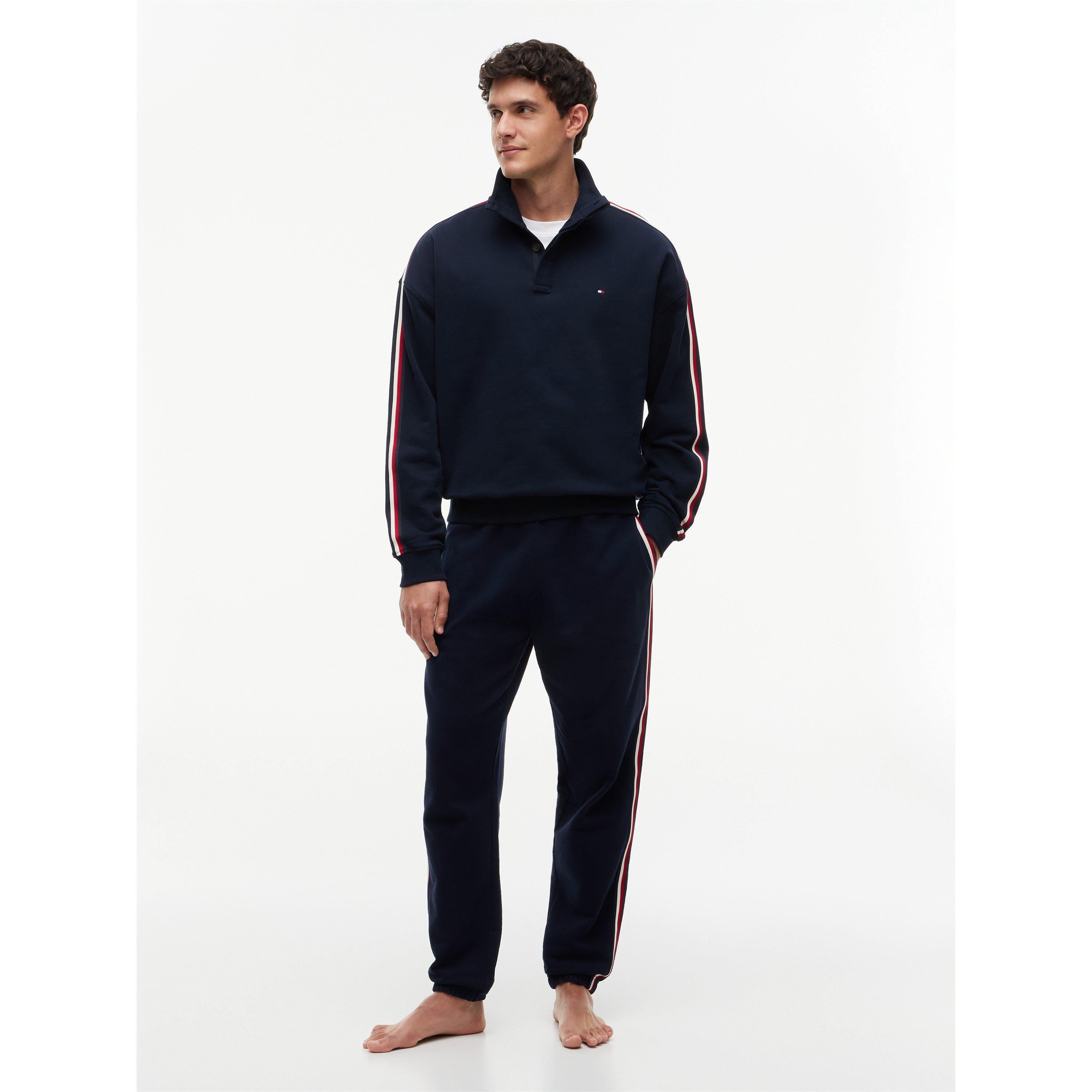 Navy Blue - Tommy Hilfiger - THB Glbl Stripe Jog Sn64 - 3