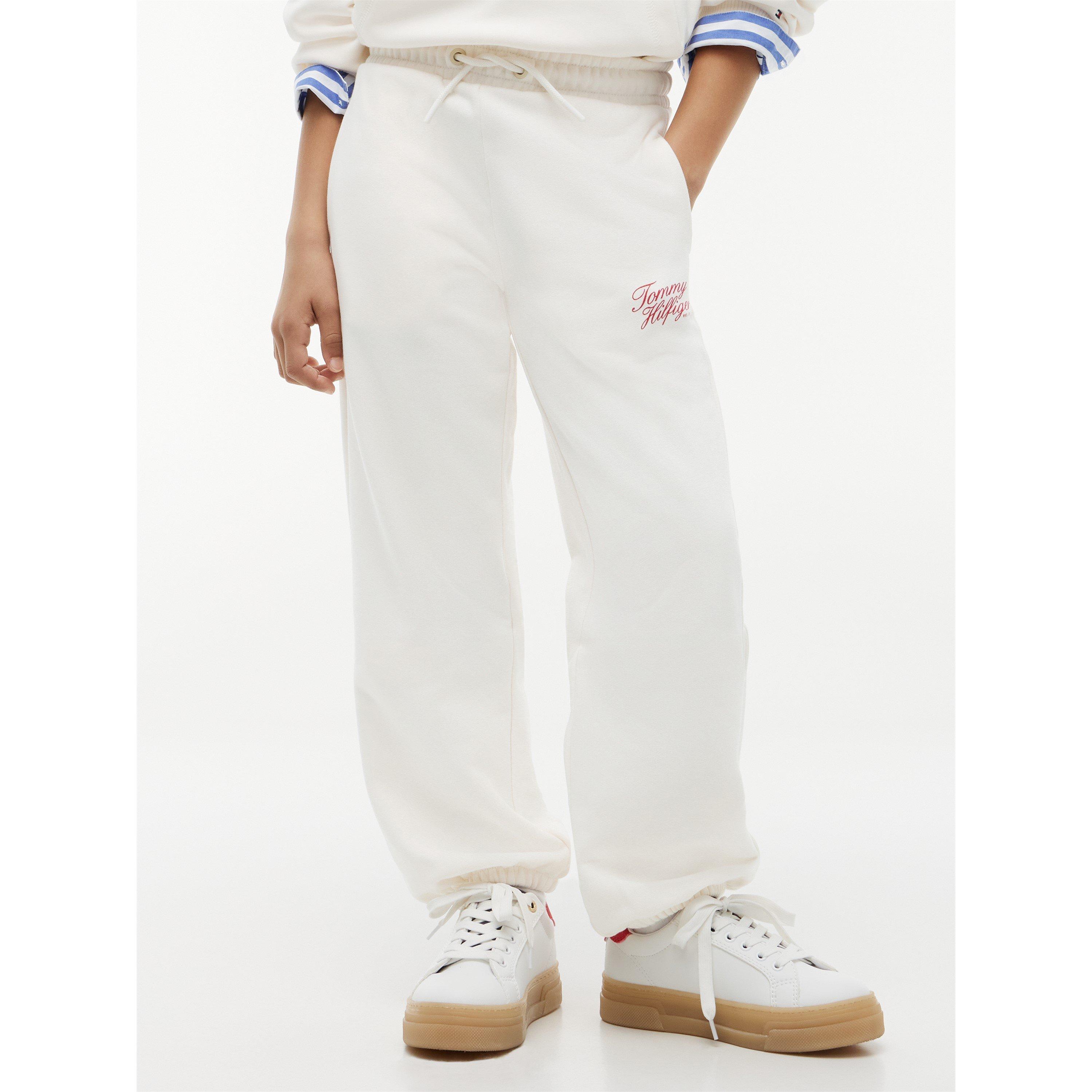 Off White YBH - Tommy Hilfiger - Kids' Script Fleece Joggers - 2