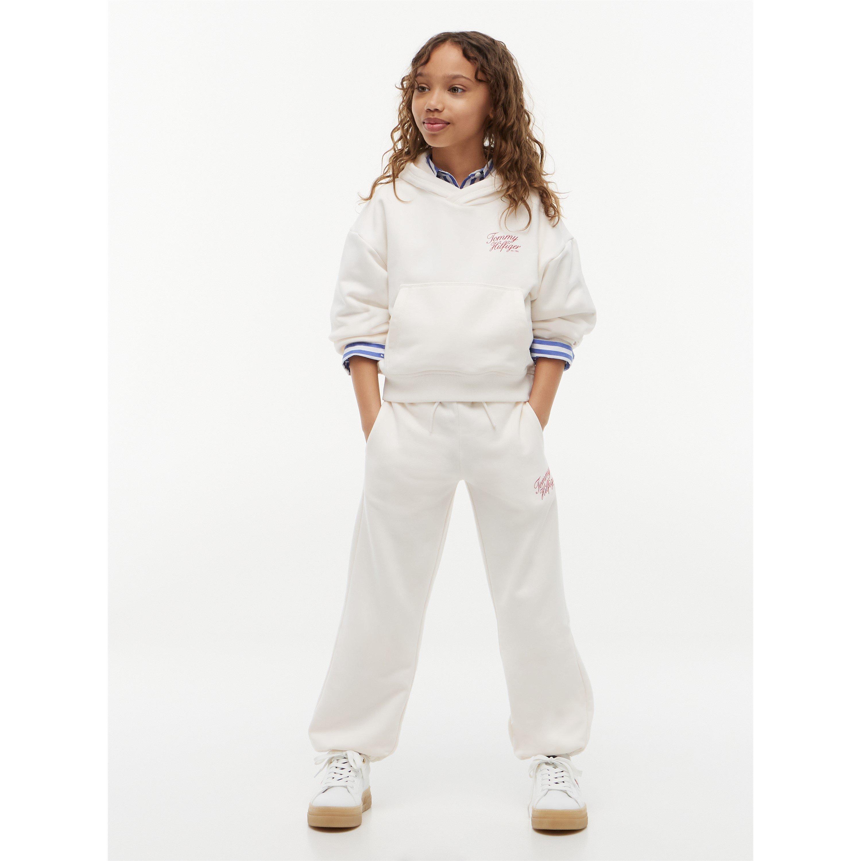 Off White YBH - Tommy Hilfiger - Kids' Script Fleece Joggers - 3