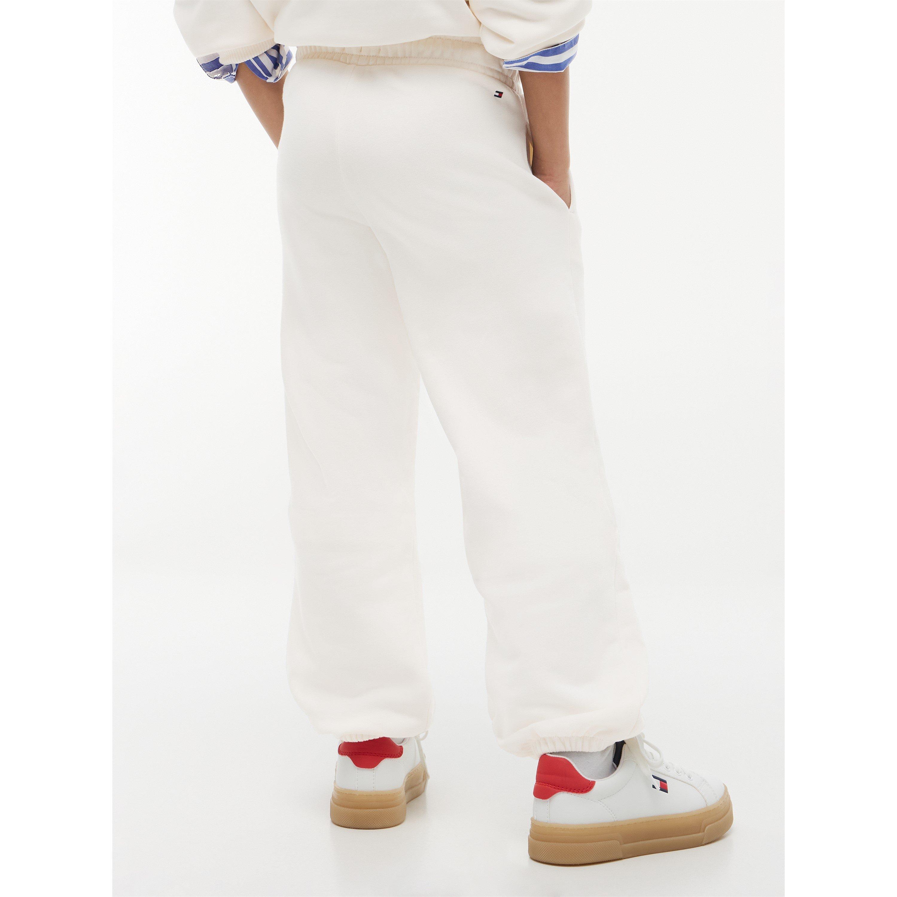 Off White YBH - Tommy Hilfiger - Kids' Script Fleece Joggers - 5