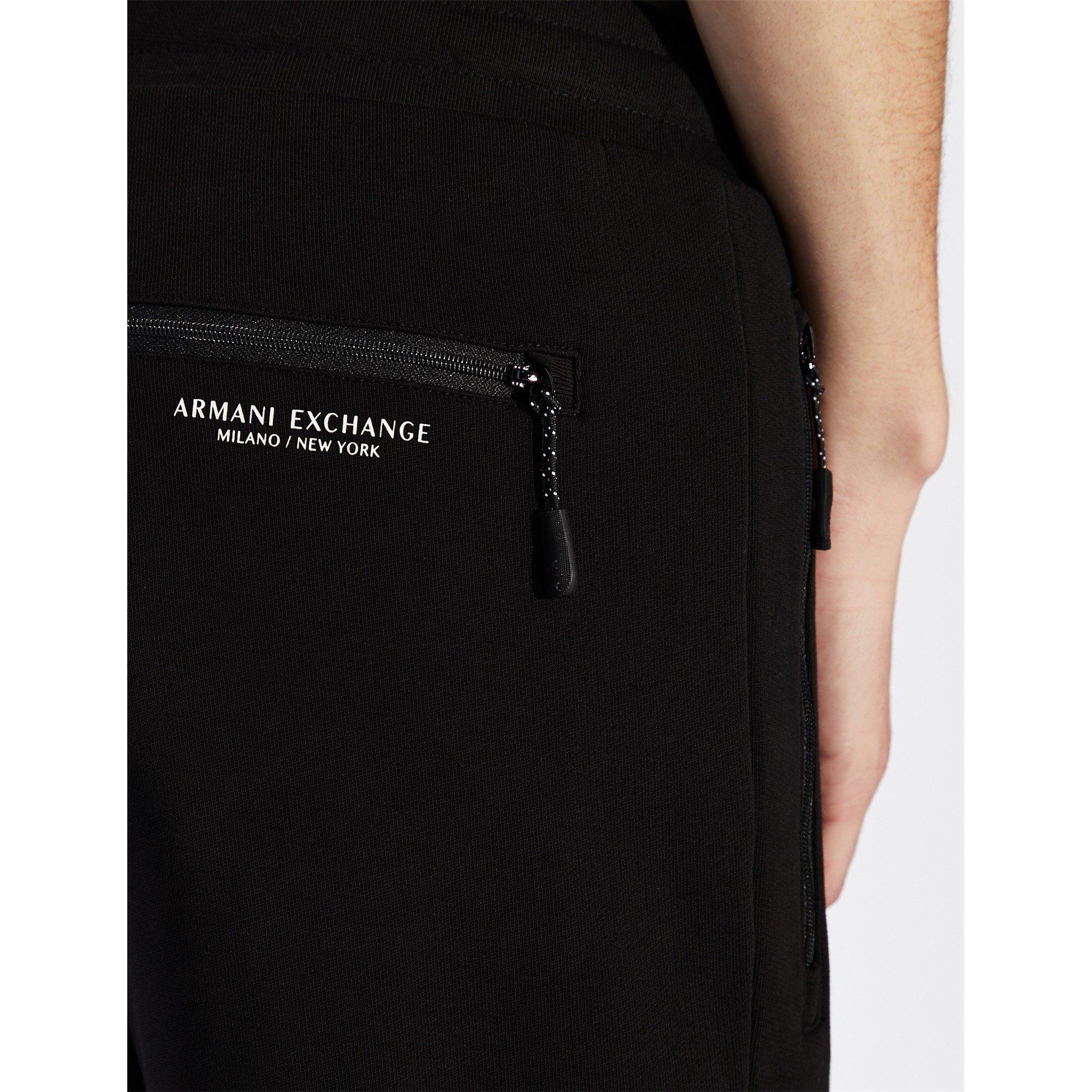 Black 1200 - Armani Exchange - Zip Pocket Jogging Bottoms - 2