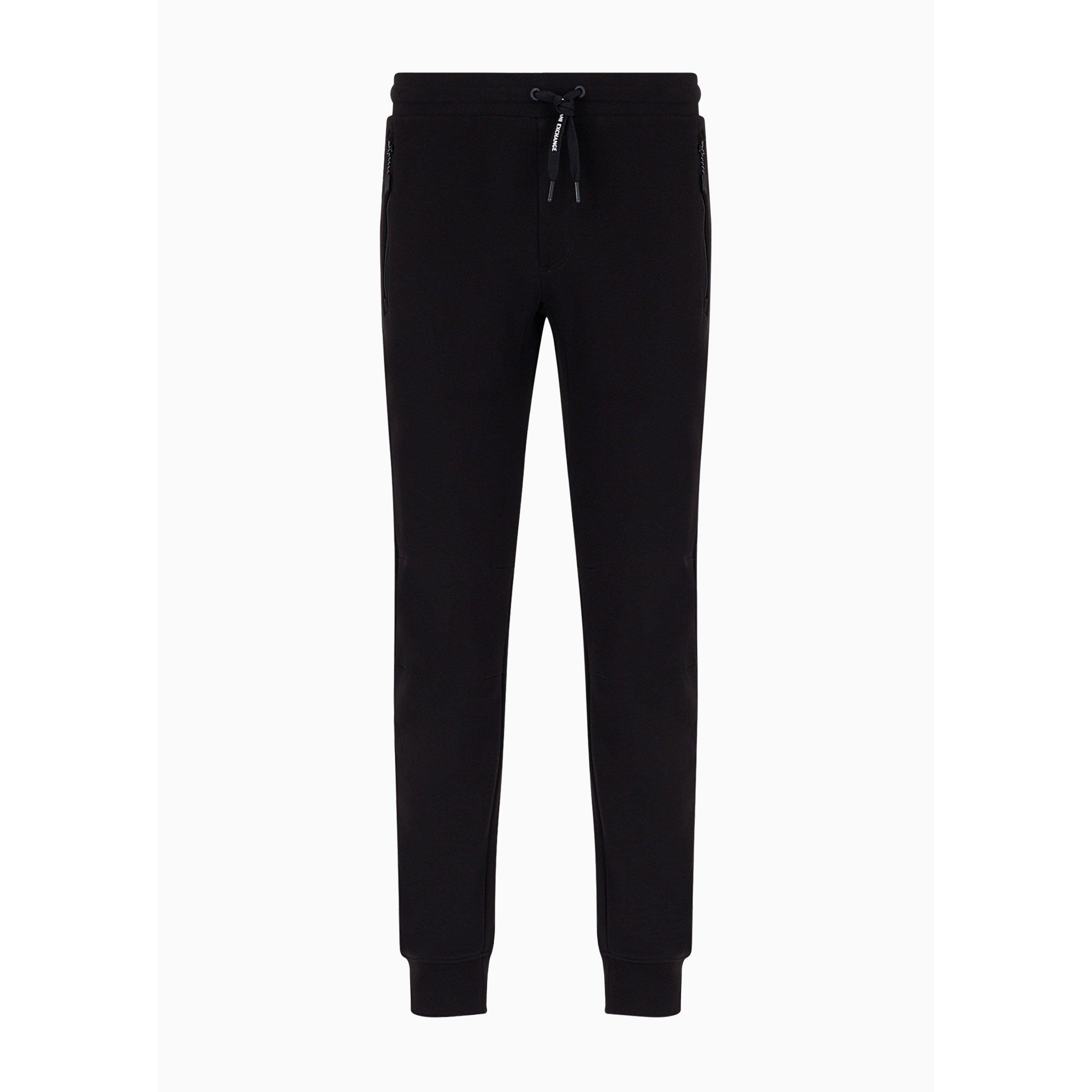 Black 1200 - Armani Exchange - Zip Pocket Jogging Bottoms - 9