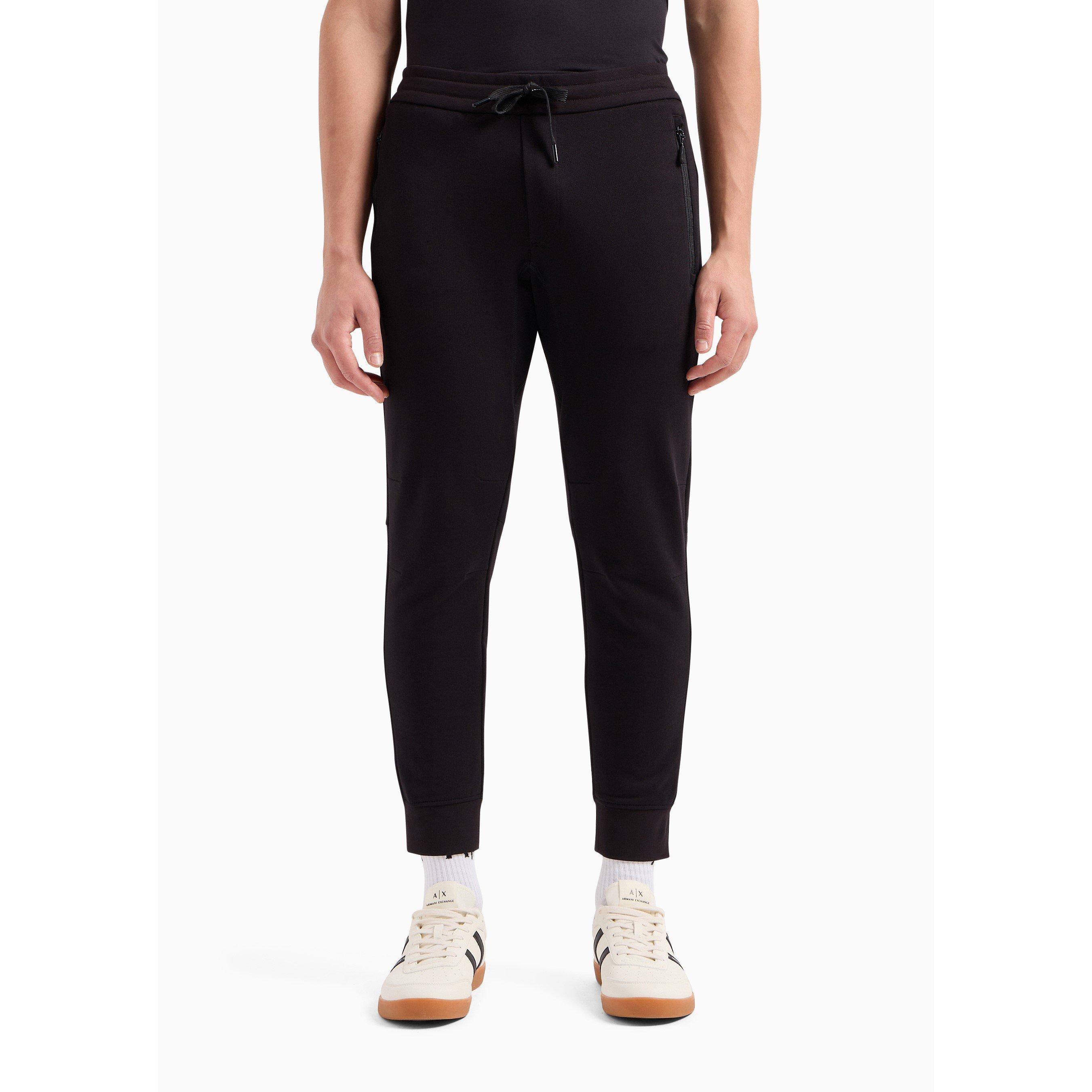 Black 1200 - Armani Exchange - Zip Pocket Jogging Bottoms - 4
