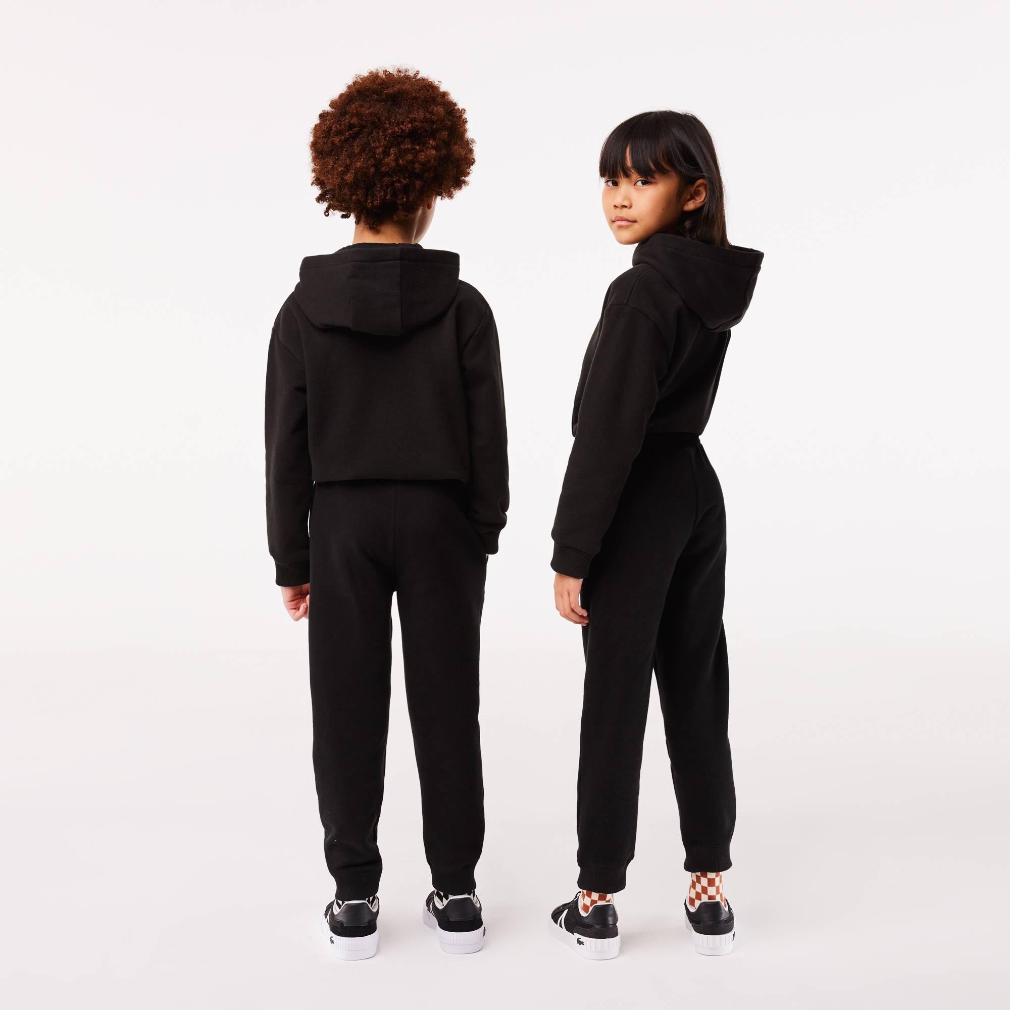 Black - Lacoste - Boys' Classic Jogging Bottoms - 3